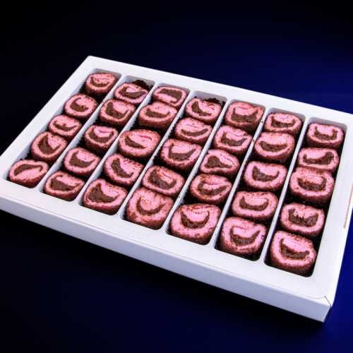Çilekli Böğürtlenli Çikolatalı Lokum Büyük Paket 525g