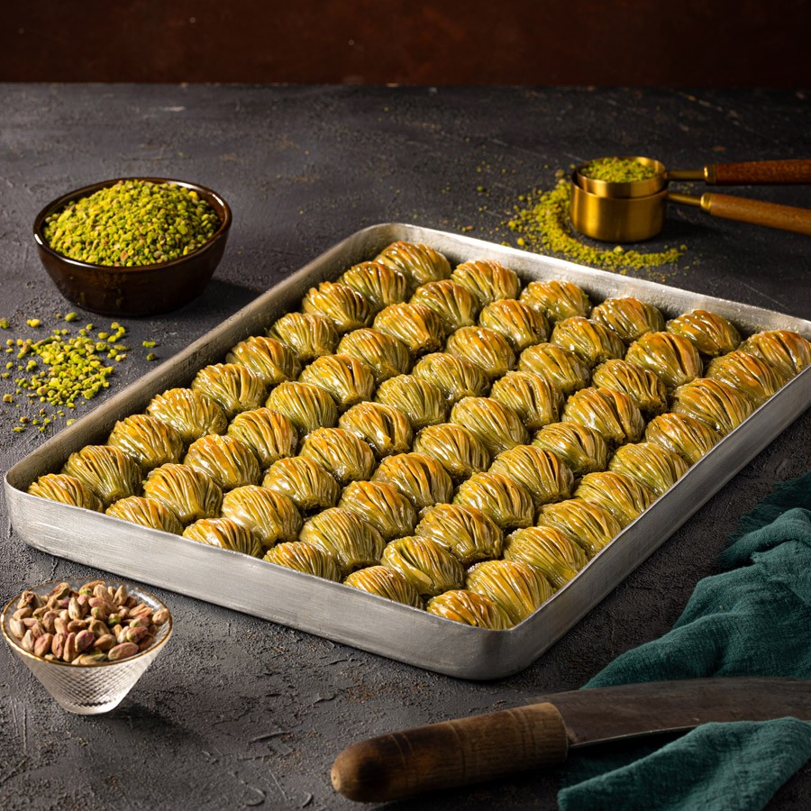 Fıstıklı Midye Baklava 500g