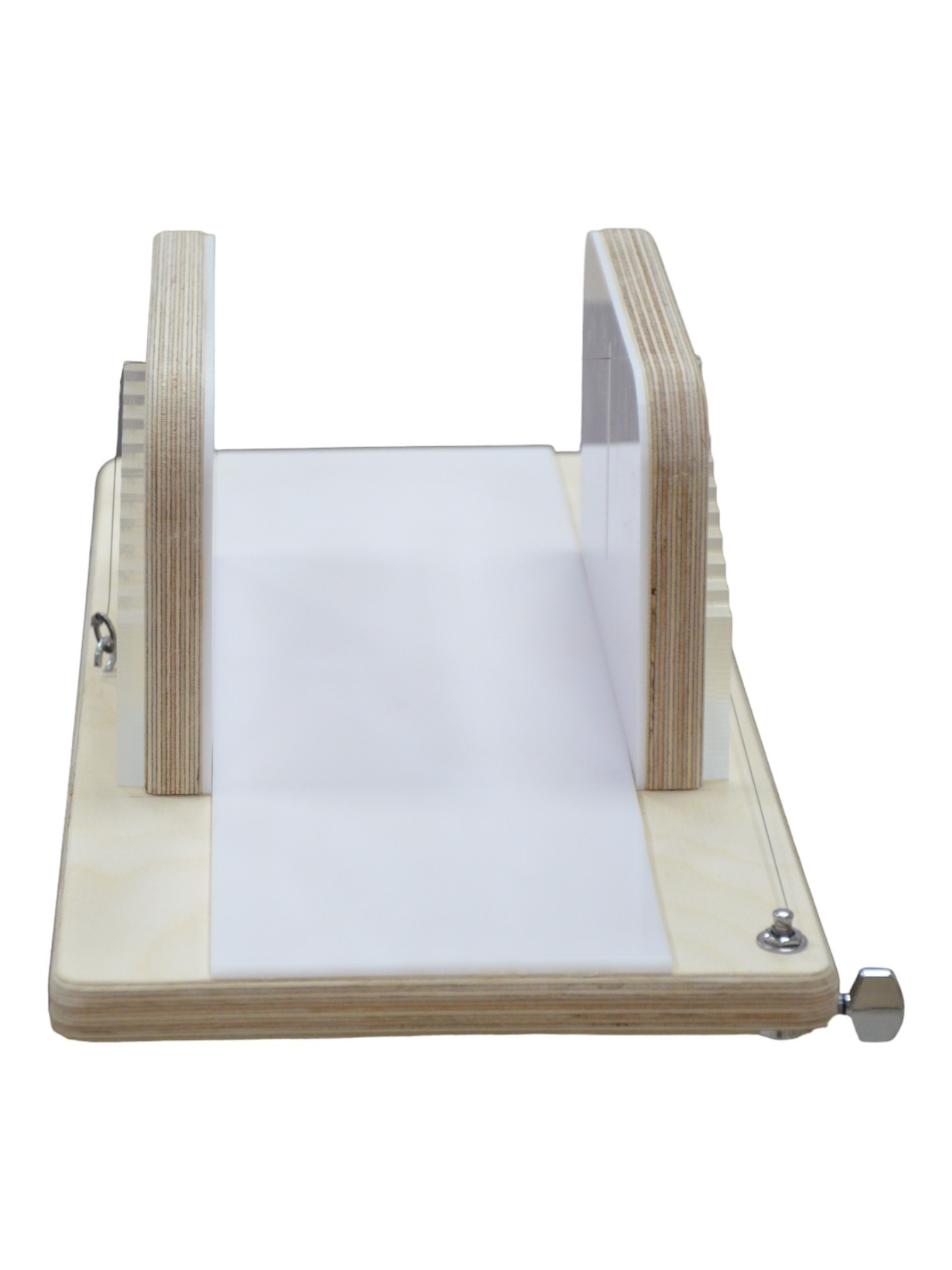Basic Wooden Slab Soap Cutter | Log Splitter | Adjustable | Color Beige image
