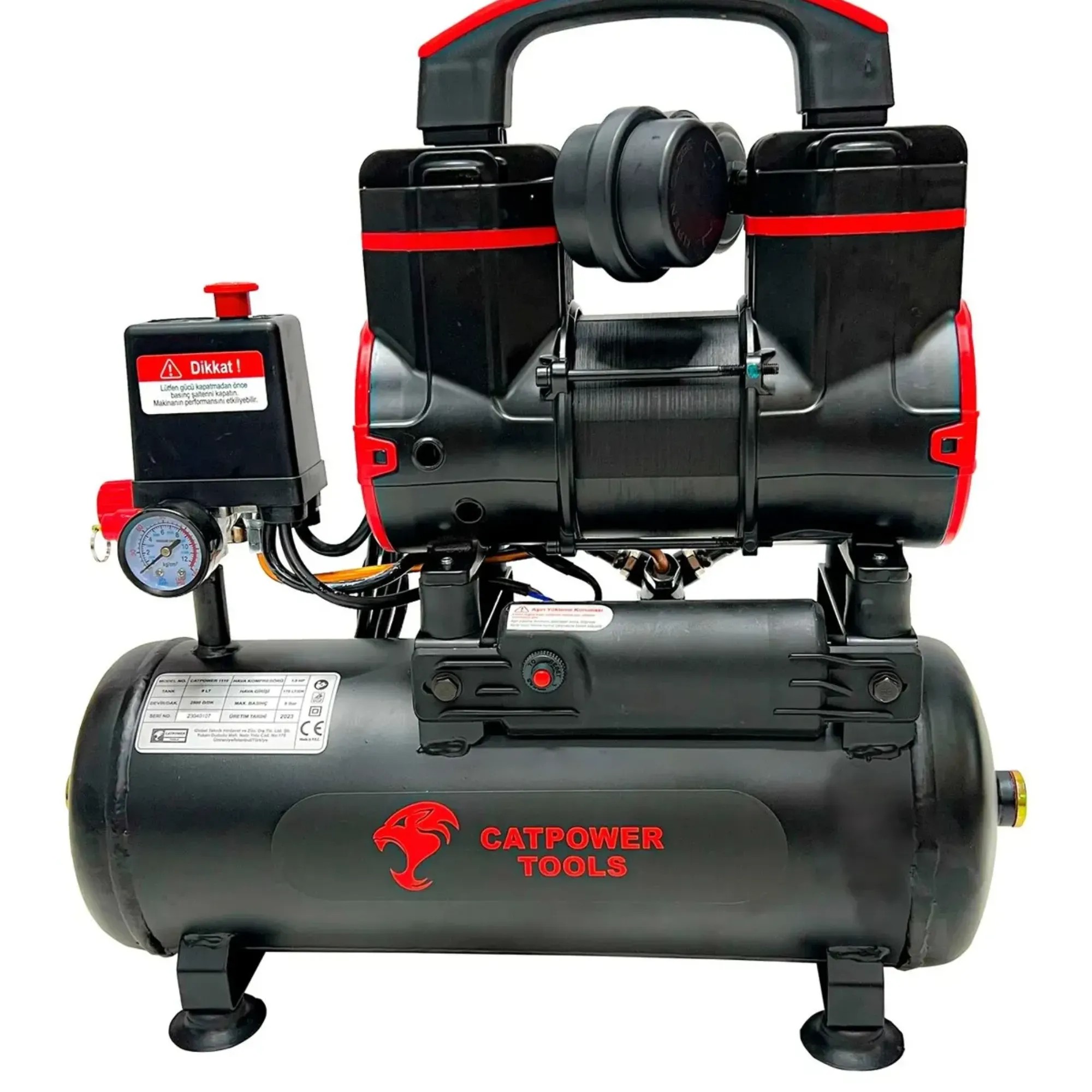 Catpower Sessiz-Yağsız Kompresör 8 LT CAT1110
