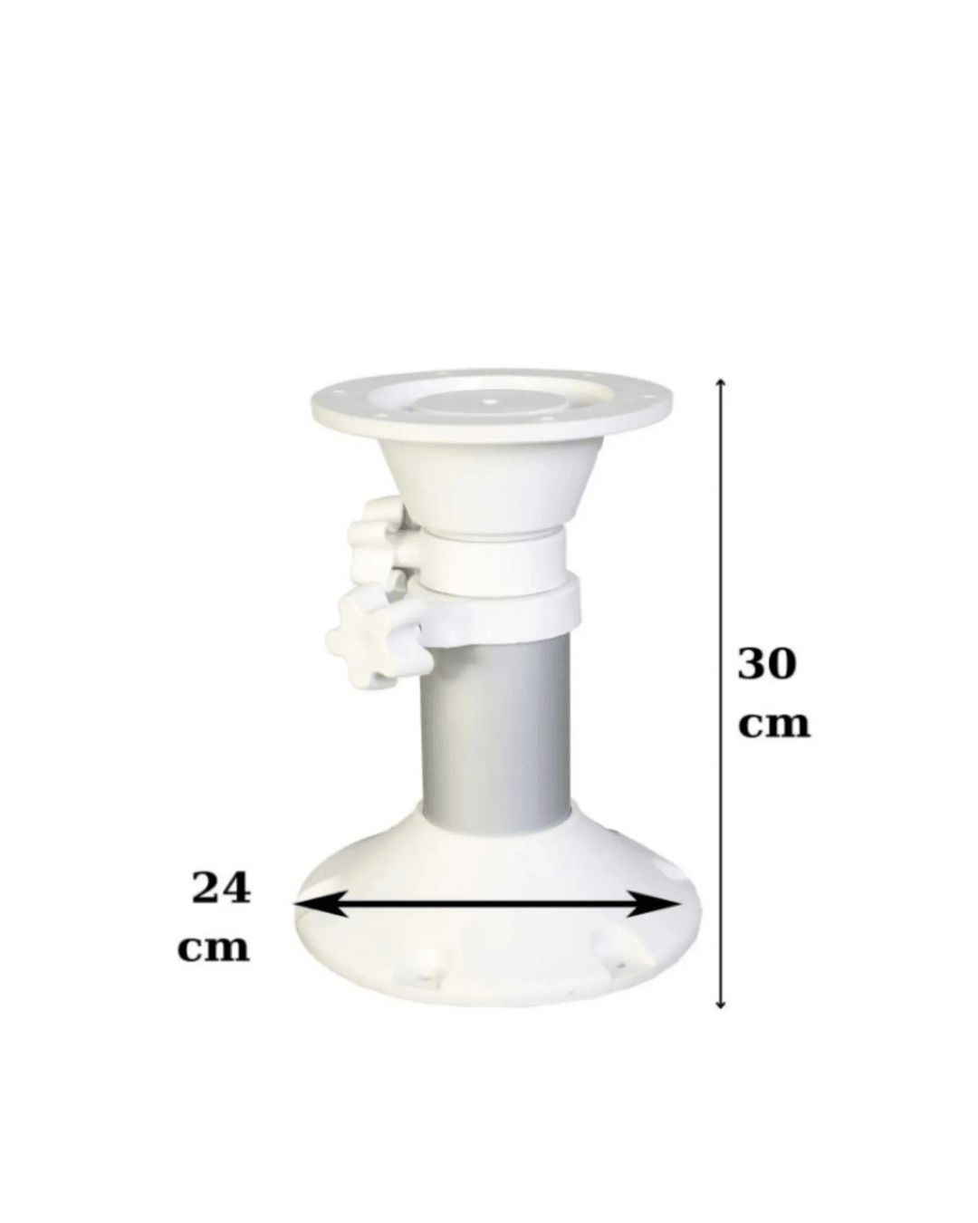 Tekne Karavan Teleskopik Masa Ayağı 3 Kademe (30 cm-70 cm aralığında ayarlanır)