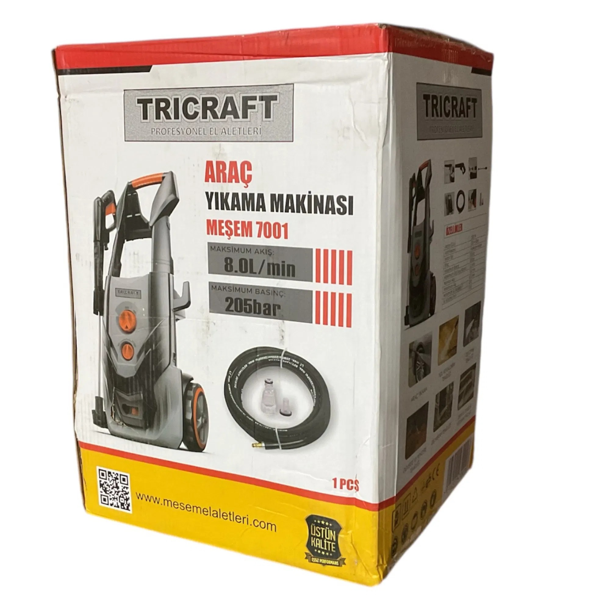 Meşem Tricraft Oto Yıkama Makinesi 205BAR KOD:7001