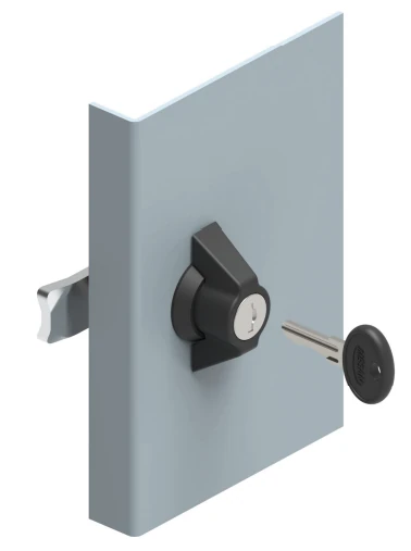 Alka Kilit Silindirli Kelebek Kilit