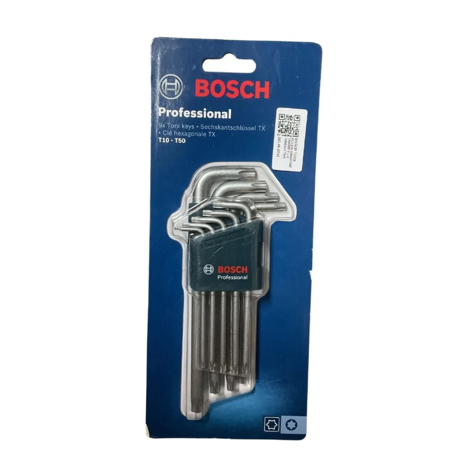 BOSCH TORX ALLEN ANAHTAR TAKIMI 9 LU 1600A01TH4