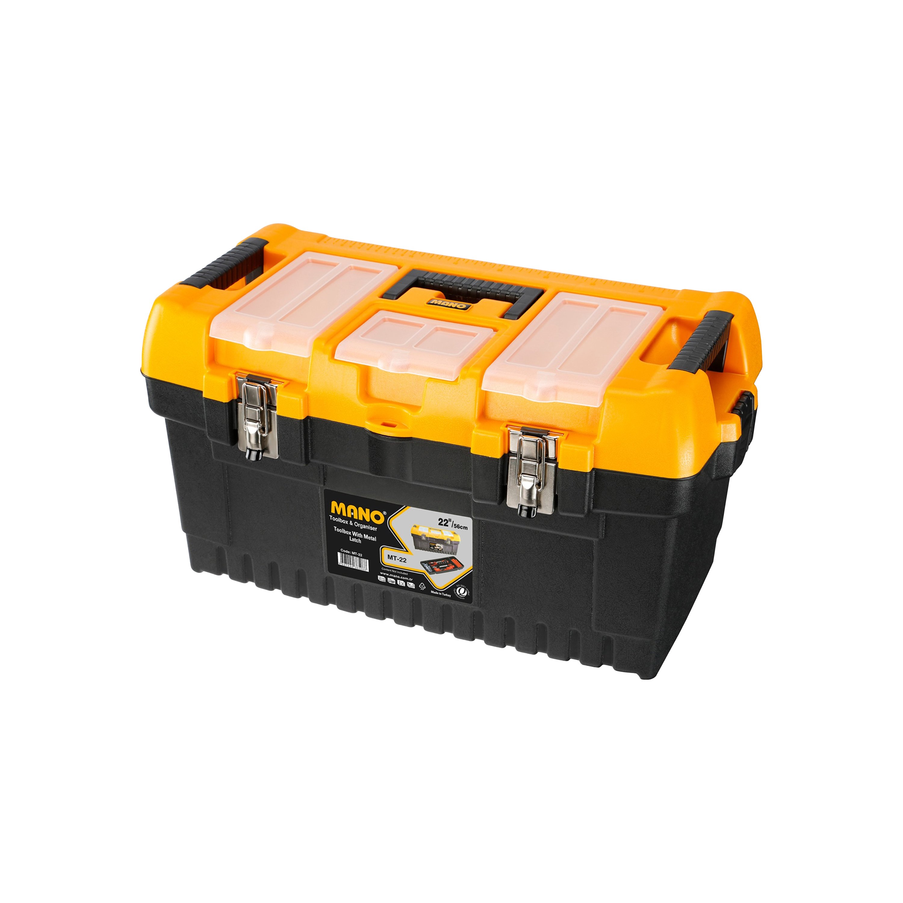 Mano Metal Kilitli Takım Çantası 22" (MT22)