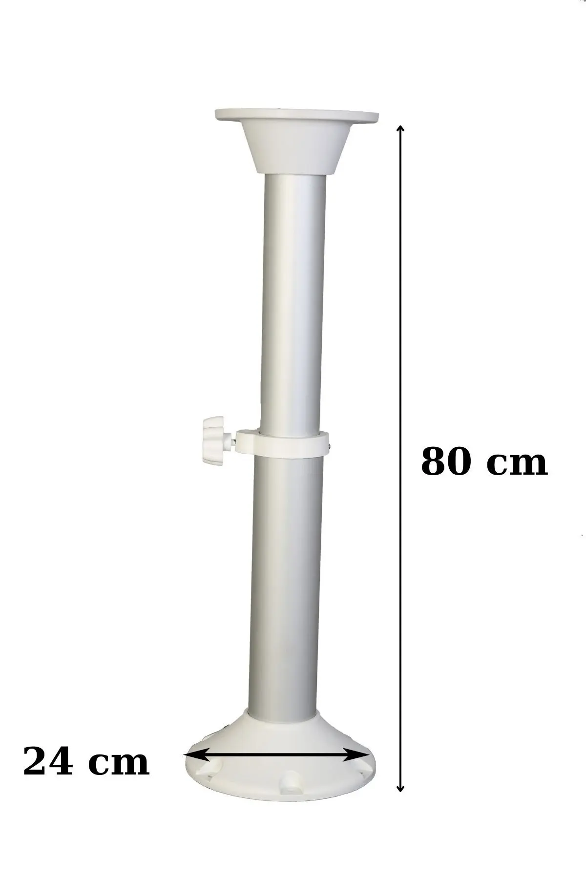 Tekne Karavan Teleskopik Masa Ayağı 2 Kademe (50 cm - 80 cm aralığında ayarlanır)