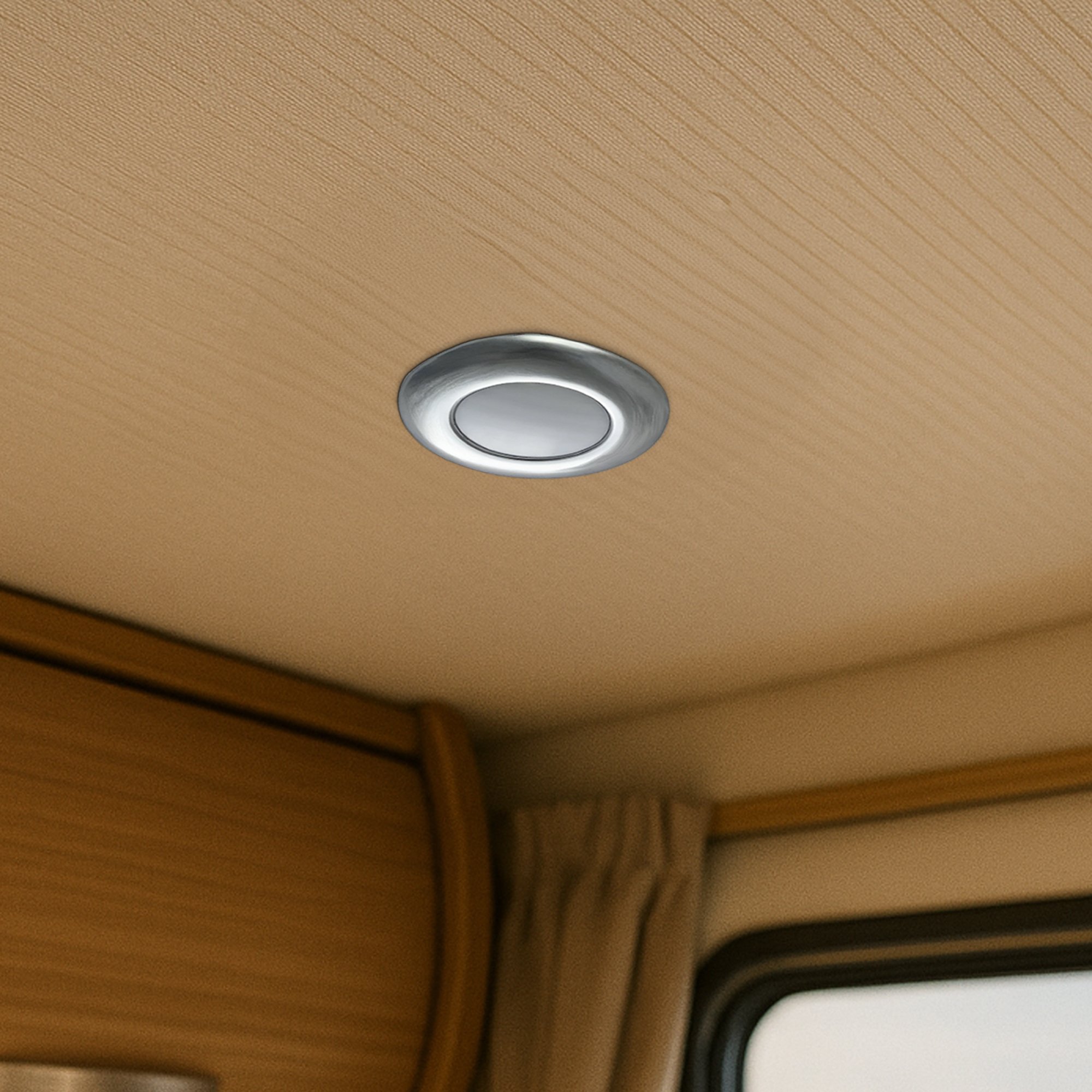 Yaylı Gömme LED Spot 5 adet - 10-30V (Tekne & Karavan Uyumlu)