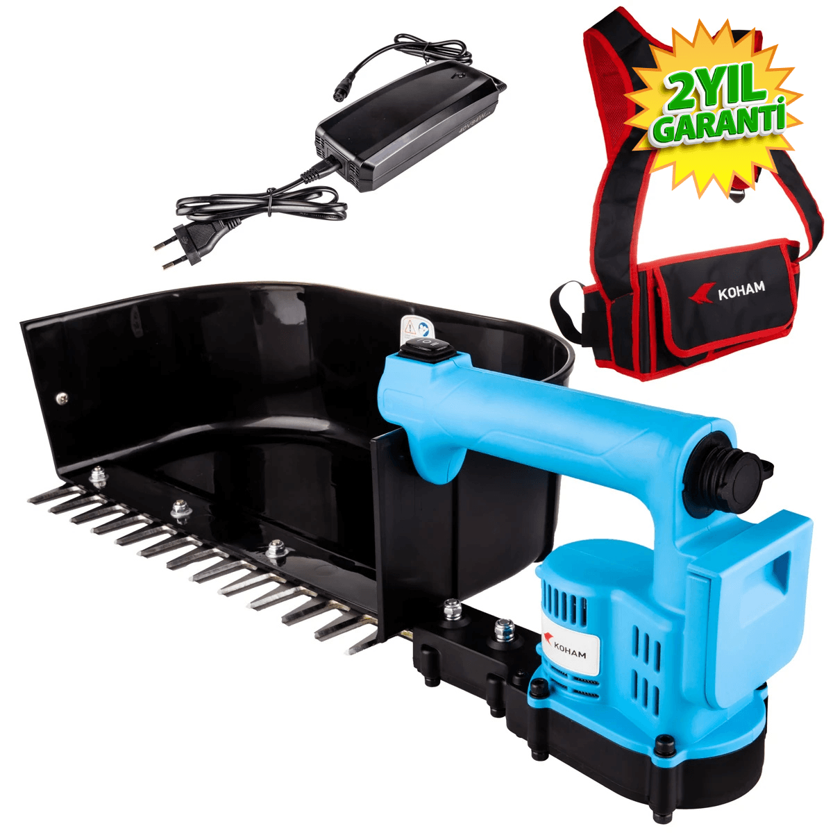 Koham KH-TP30 ÇAY TOPLAMA MAKİNESİ AKÜLÜ SEPETLİ