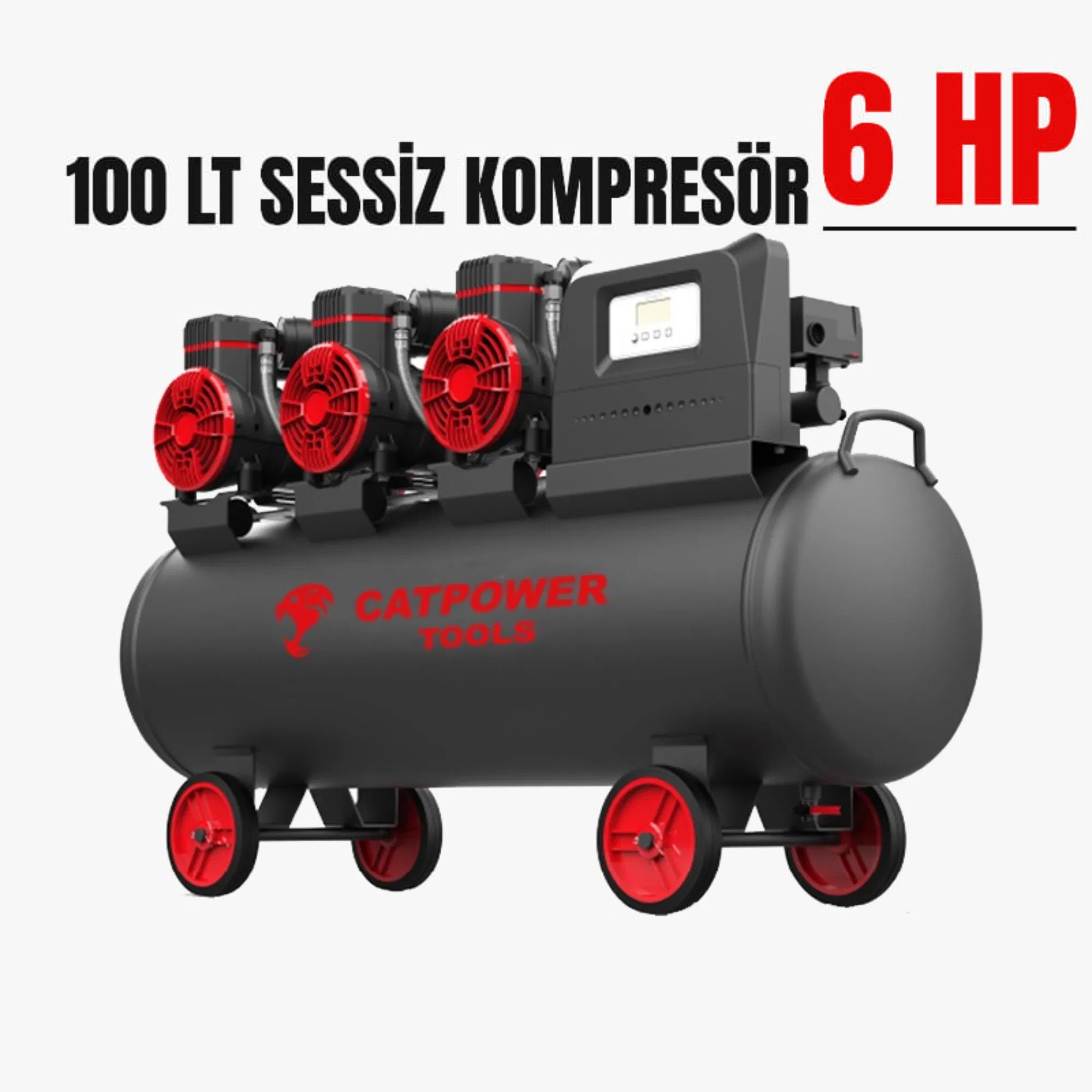 Catpower Sessiz-Yağsız Kompresör 100 LT CAT1102