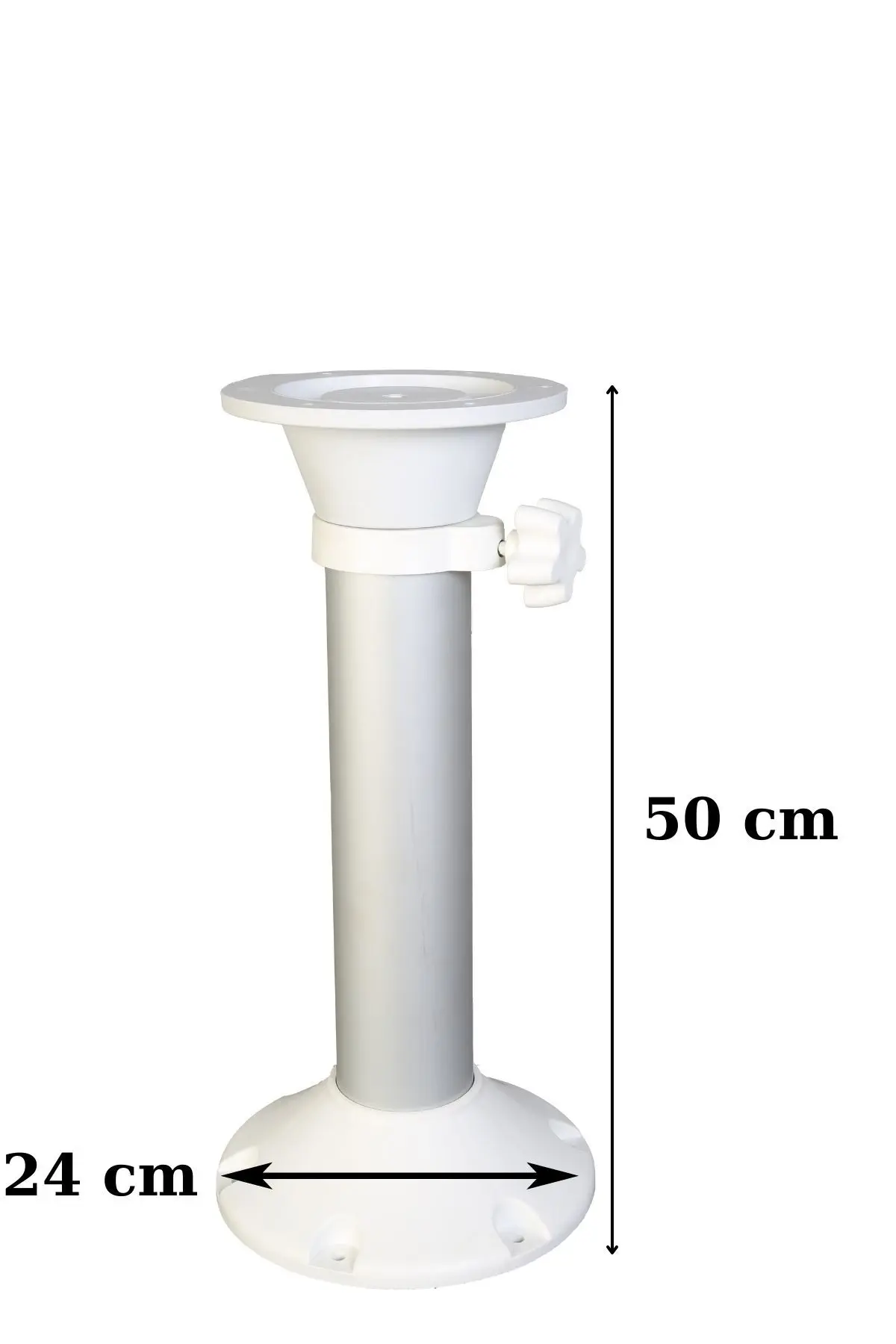 Tekne Karavan Teleskopik Masa Ayağı 2 Kademe (50 cm - 80 cm aralığında ayarlanır)