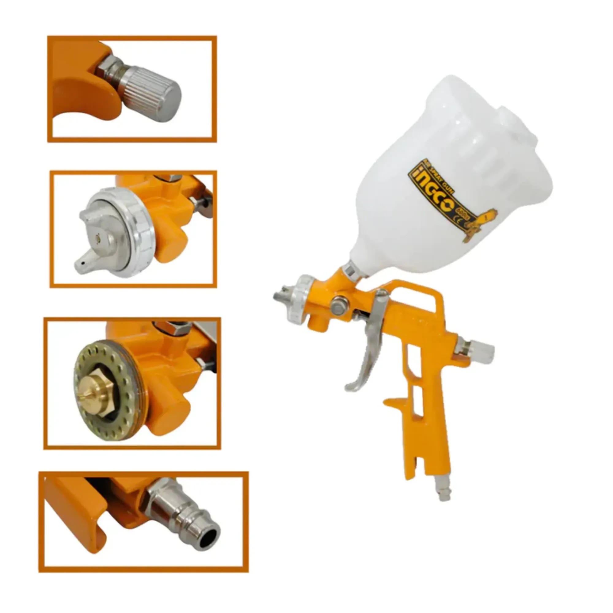 İNGCO ASG1061 ÜSTTEN DEPO BOYA TABANCASI 1.4 MM
