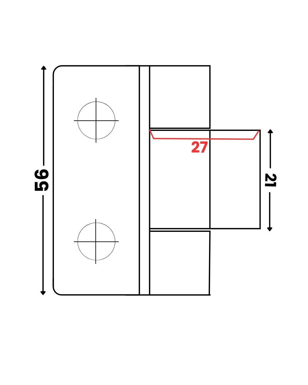 Alka Kilit 304 Kalite Sac Gizli Menteşe