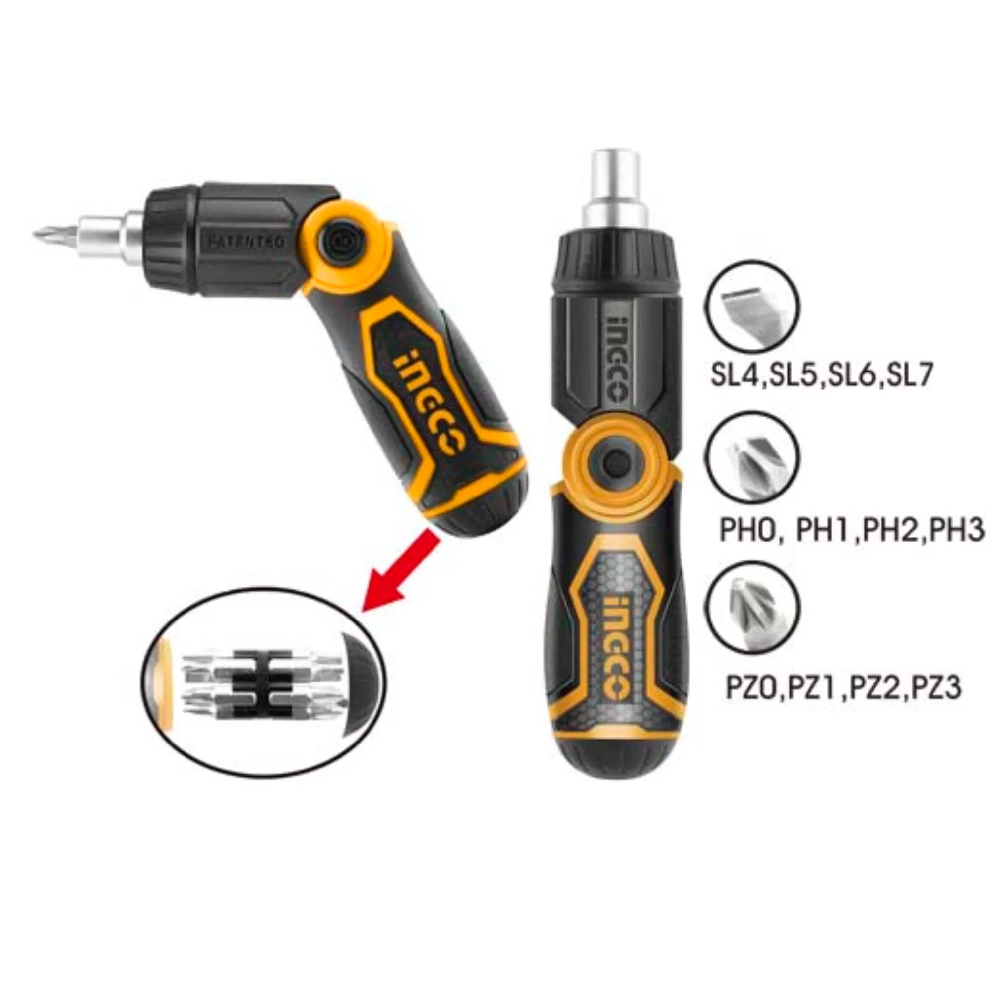 İNGCO AKISD1208 TORNAVİDA SETİ 13 LÜ
