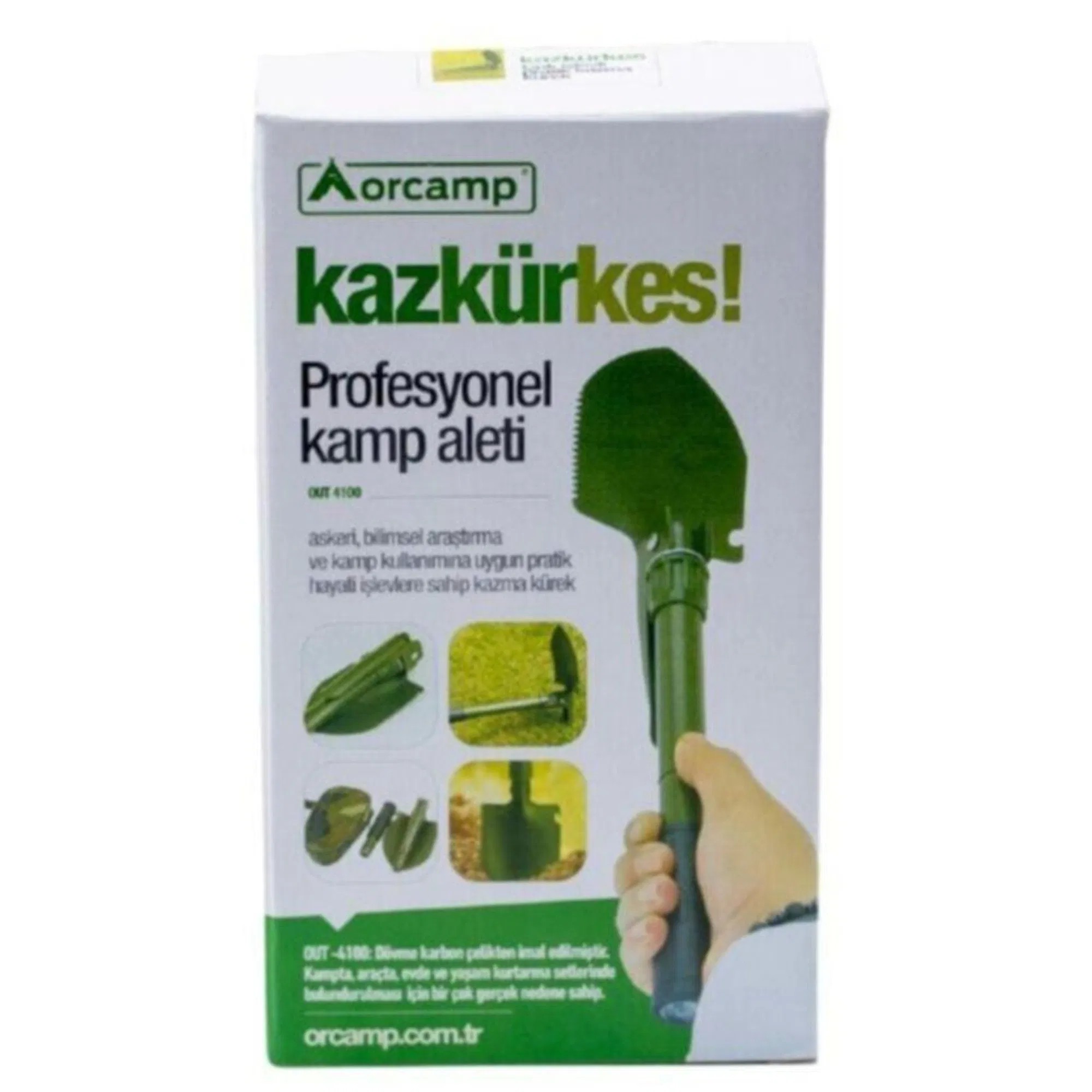 Orcamp Katlanır Metal Kürek Seti 41.5 cm (OUT4100) 