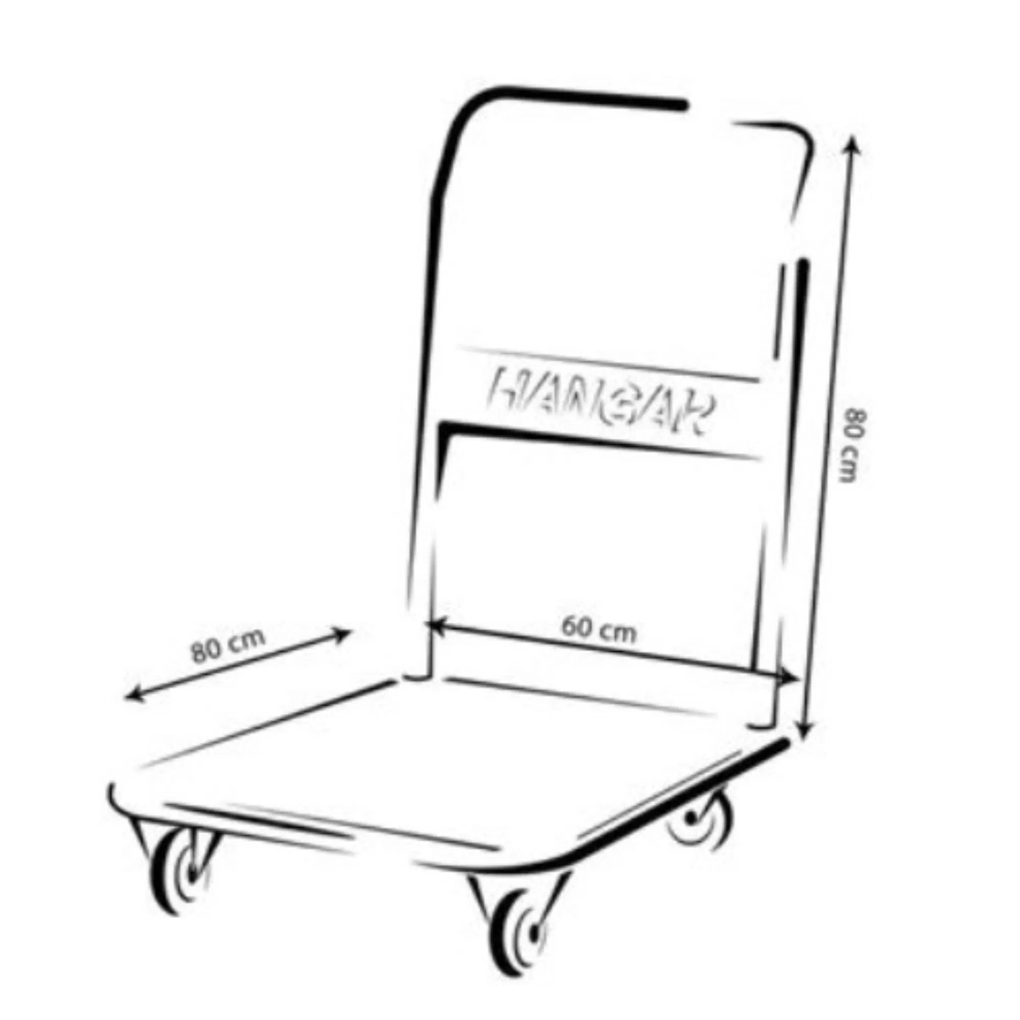 Hangar Platform  Paket Taşıma Arabası KOD:1301