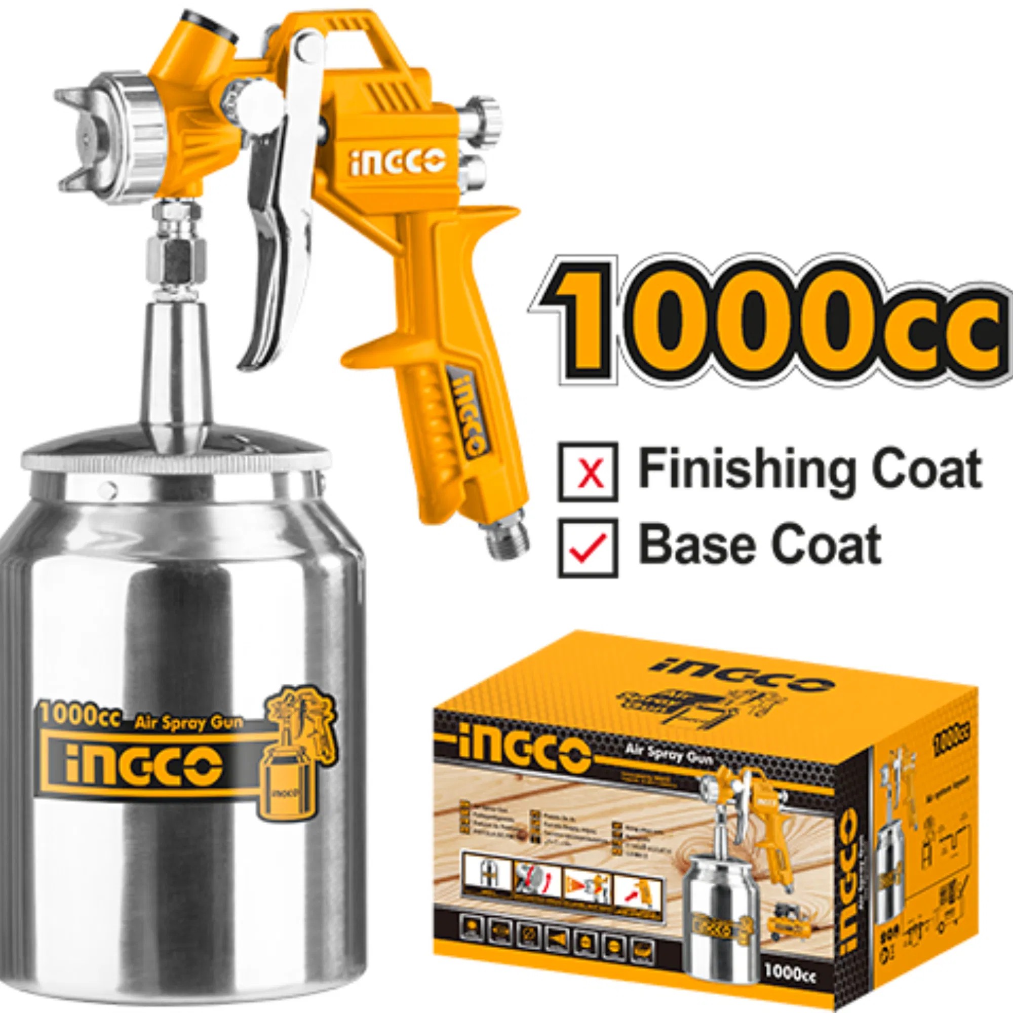 İNGCO ASG3101 ALTTAN DEPO BOYA TABANCASI 1.5 MM