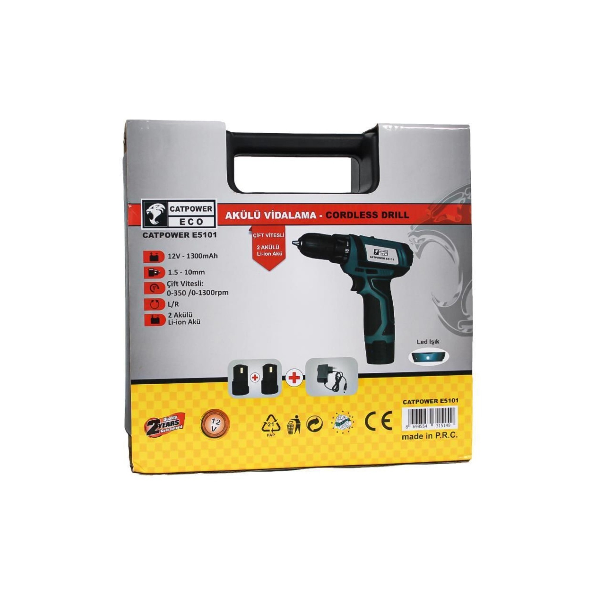CATPOWER Akülü Vidalama 12V CATE5101
