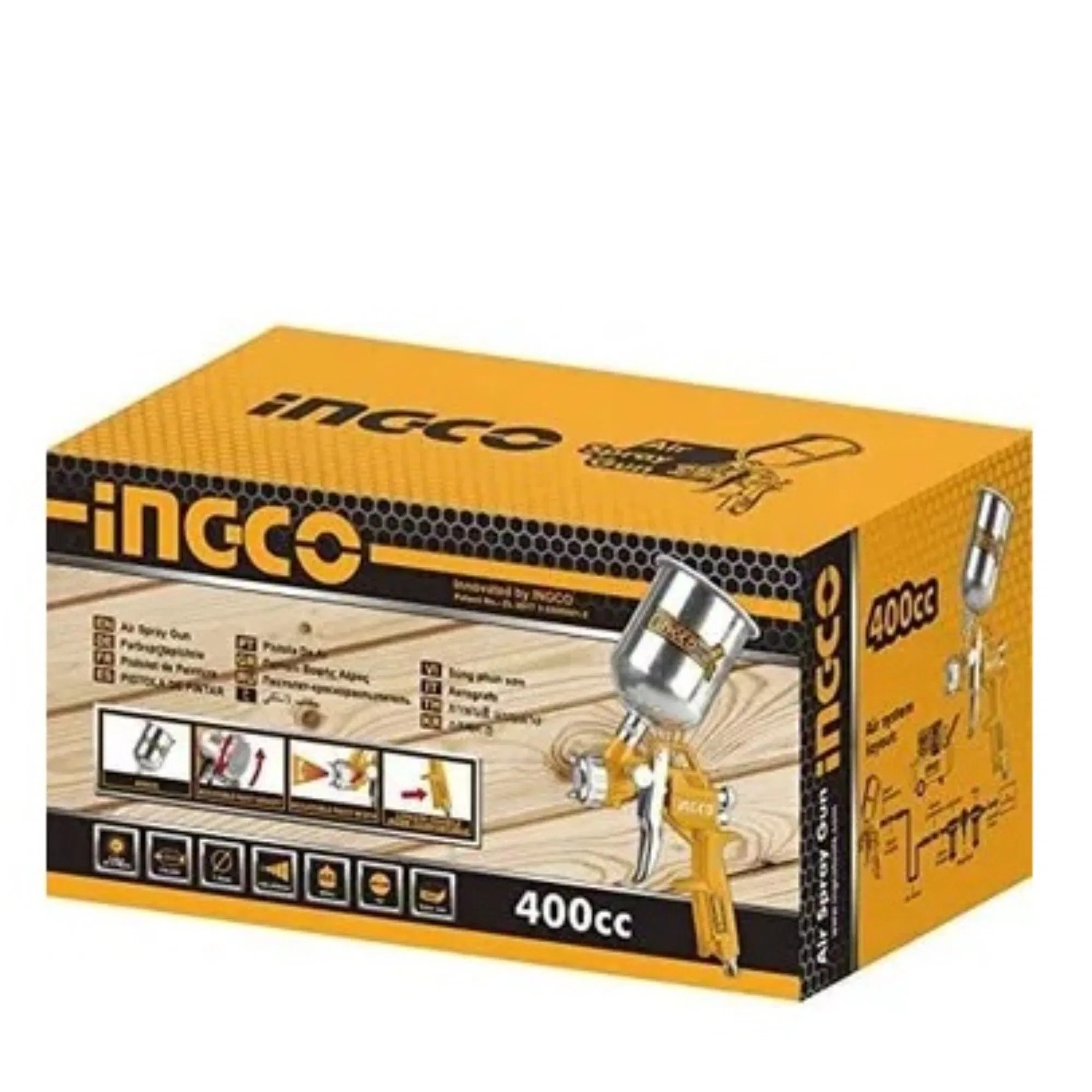 İNGCO ASG4041 ÜSTTEN DEPO BOYA TABANCASI 1.5 MM