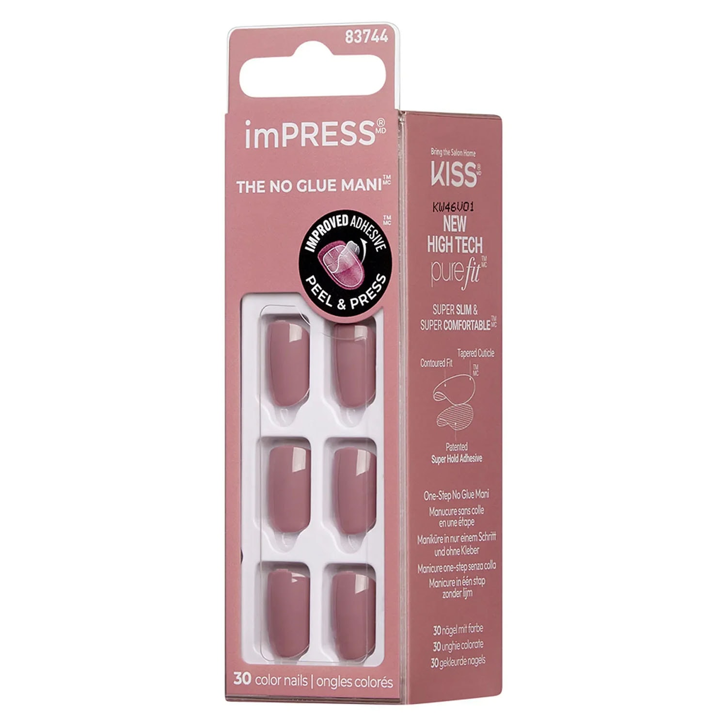 İmpress Color Kendinden Yapışkanlı Takma Tırnak Kısa Kiremit