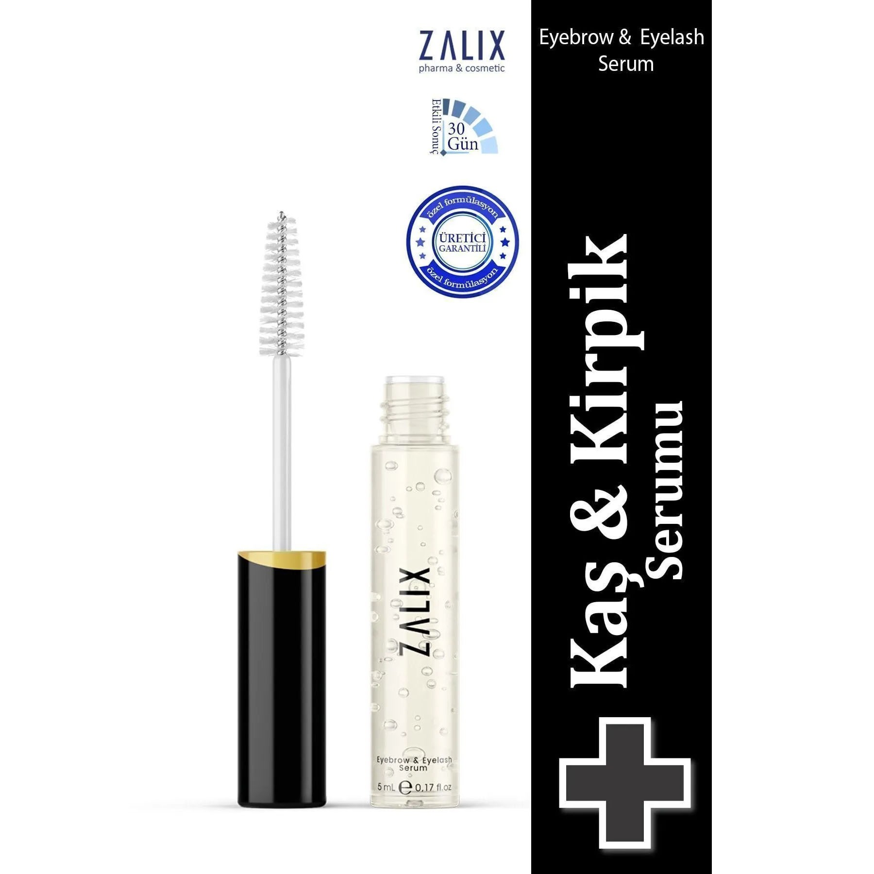 Zalix Besleyici Dolgunlaştırıcı Kaş Kirpik Bakım Serumu 5ml