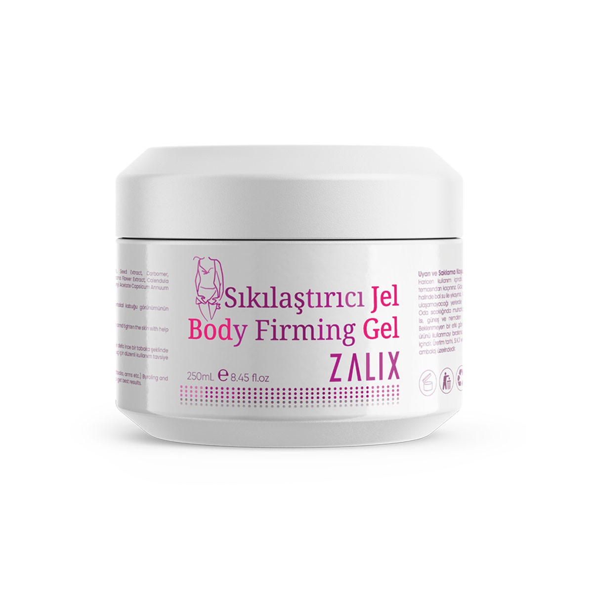 Zalix Selülit Karşıtı Sıkılaştırıcı Vücut Şekillendirici Jel 250ml