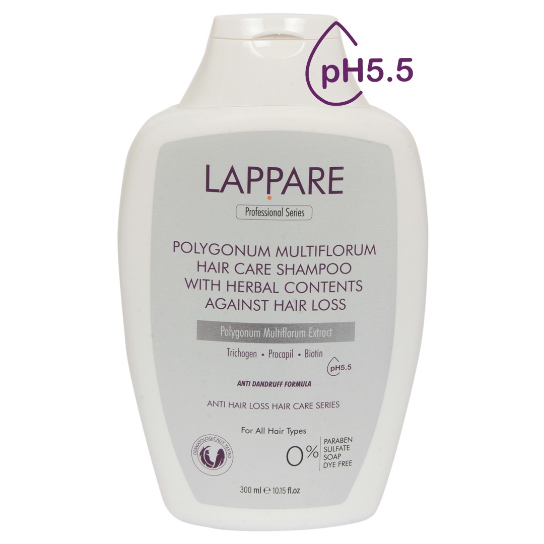 Lappare Ph5.5 Saç Bakım Şampuanı | Polygonum Multiflorum Bitkisel Içerik 300 Ml.