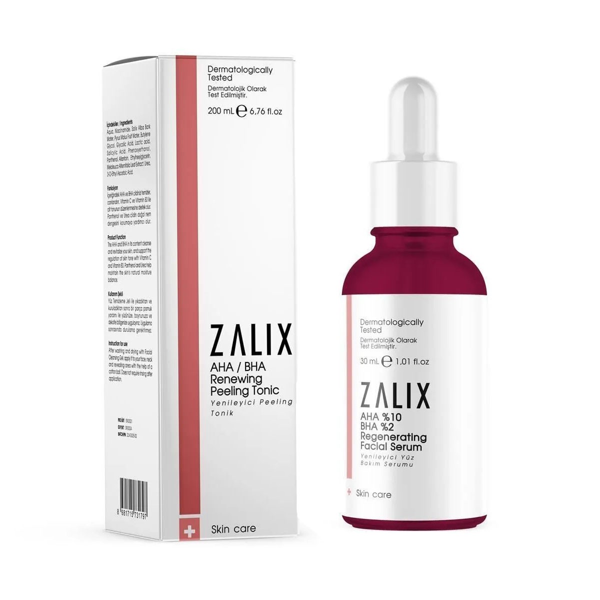 Zalix Yenileyici Yüz Bakım Serumu Aha - Bha 30 ml