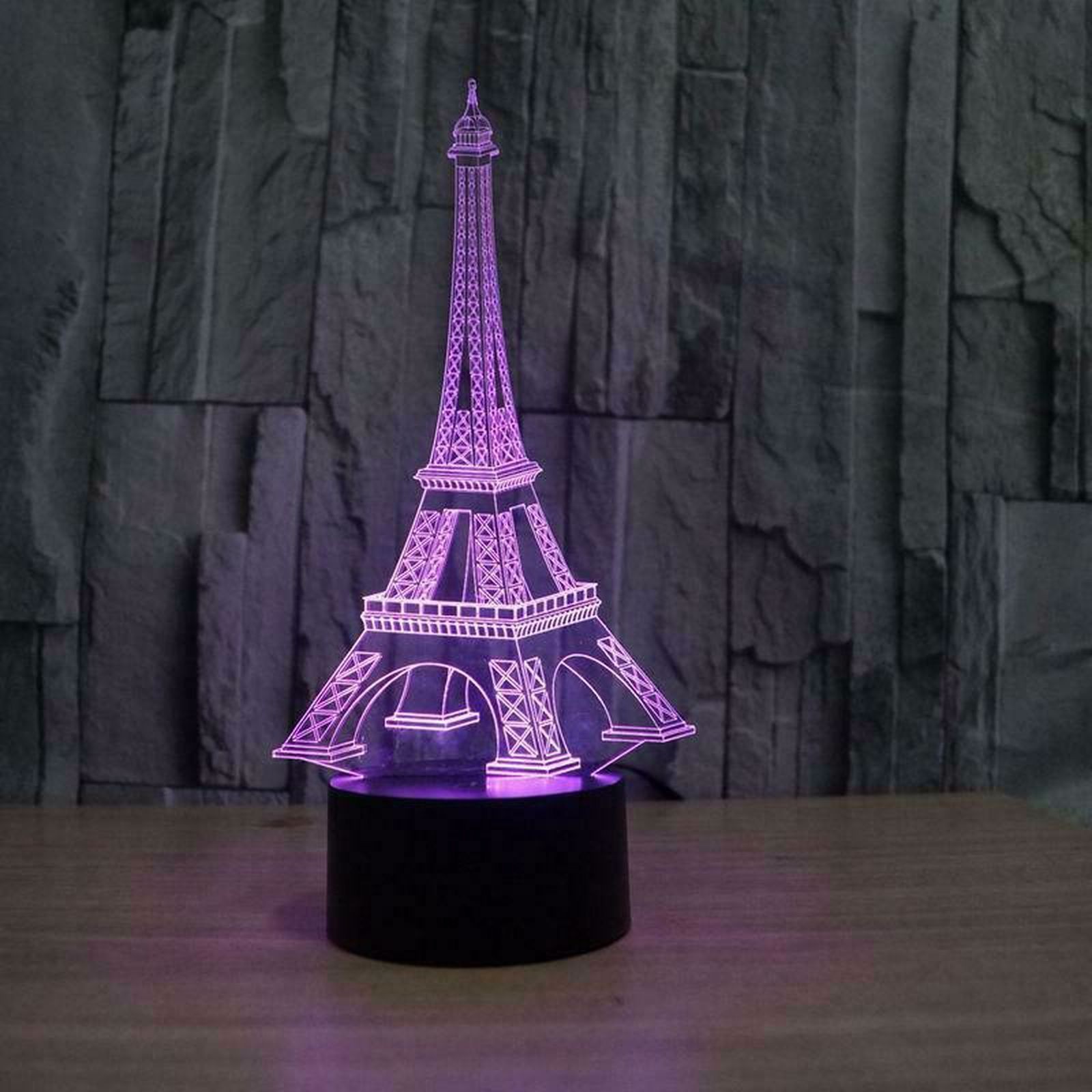 Eyfel Kulesi 3D Gece Lambası