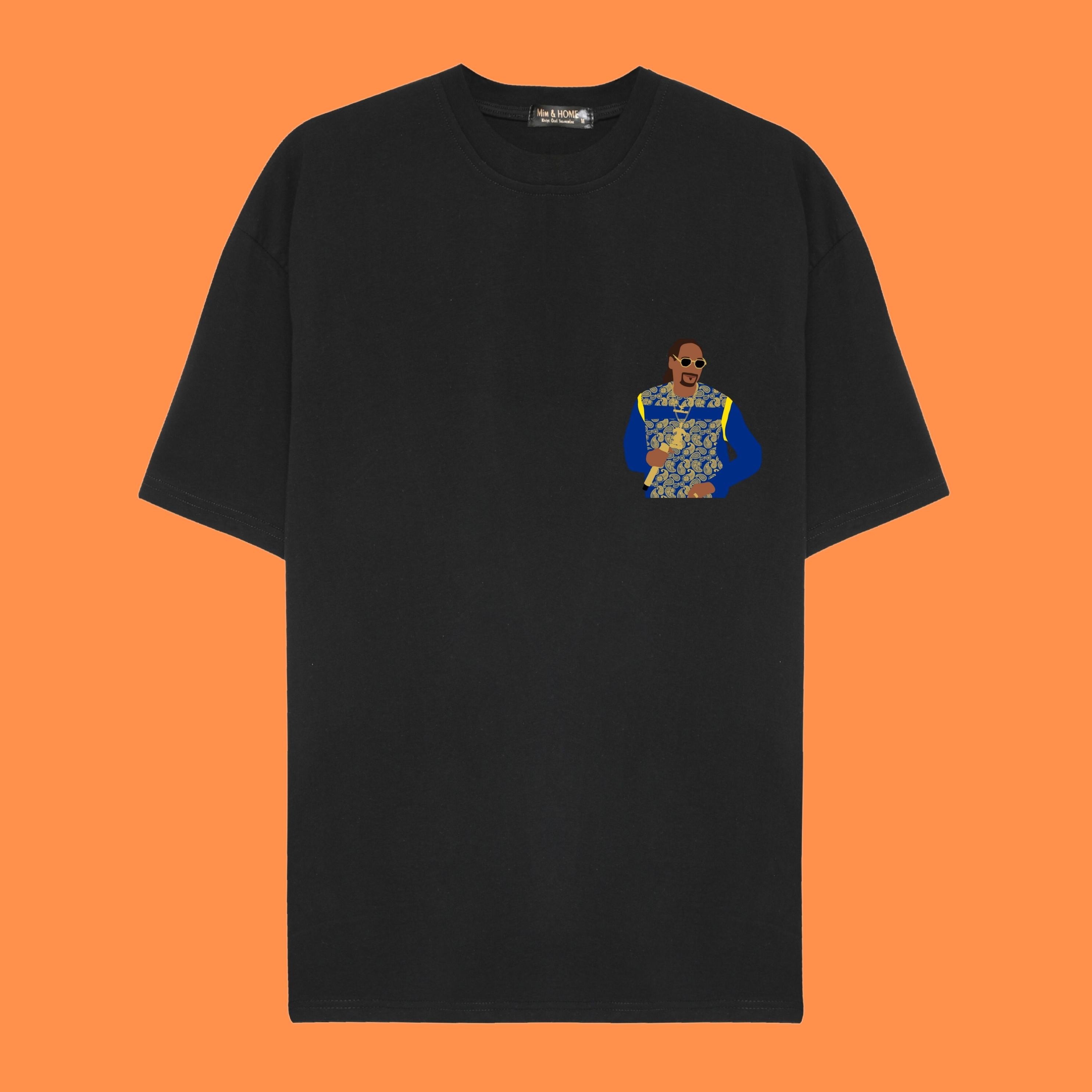 Snoop Dogg Blue Tasarım Oversize Tişört