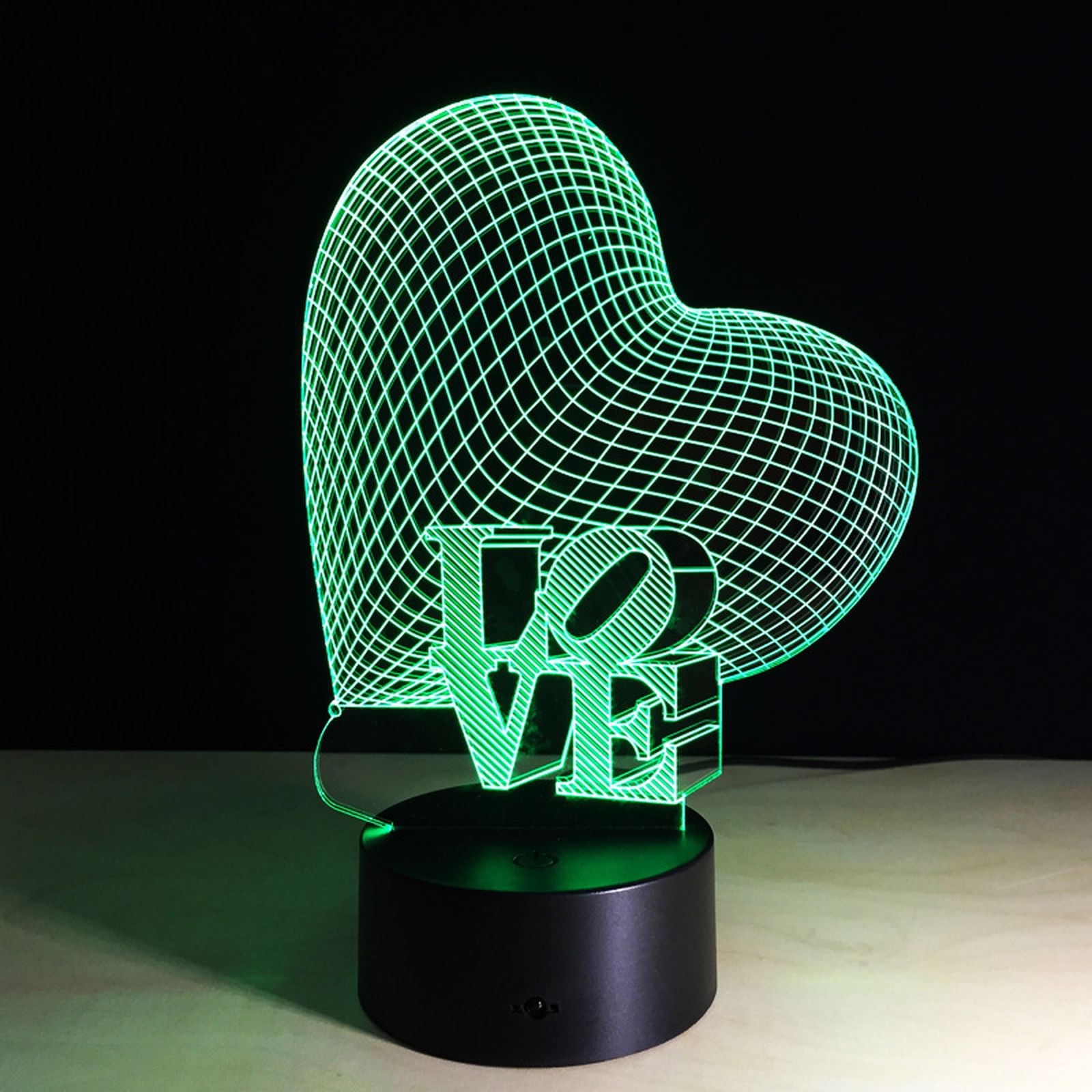 Love 3D Led Gece Lambası