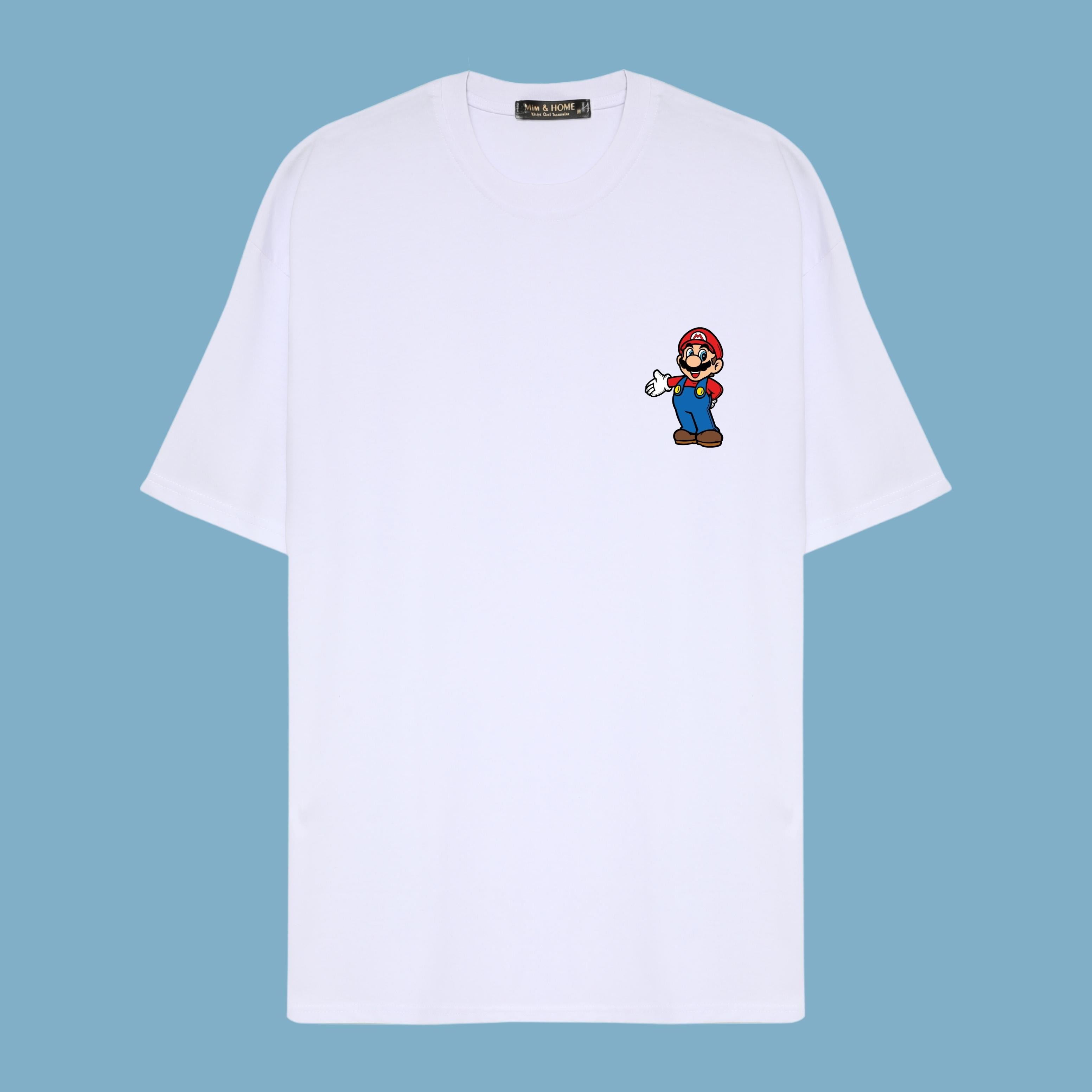 Süper Mario ve Prenses Tek Tişört