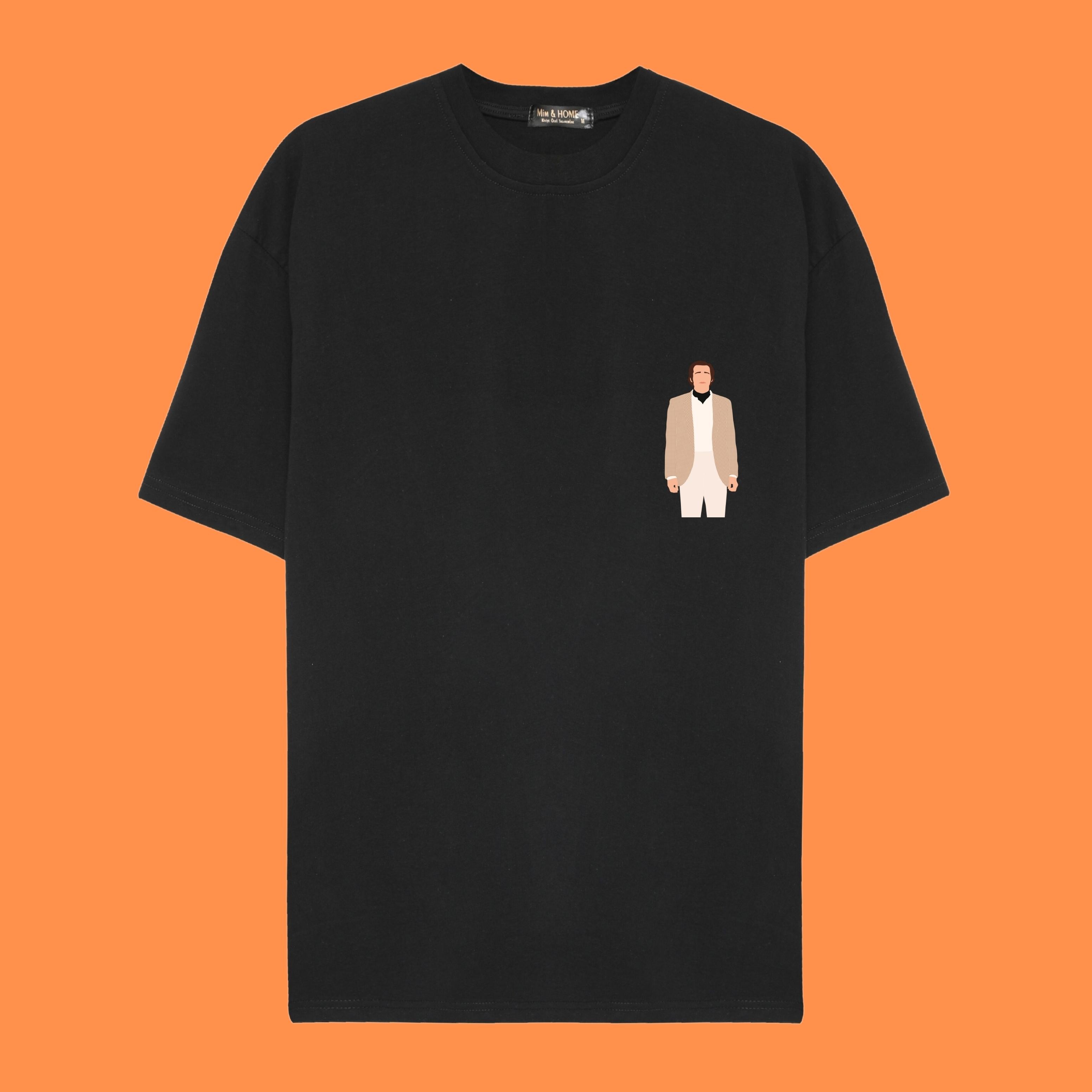 Jim Carrey Brown Tasarım Oversize Tişört