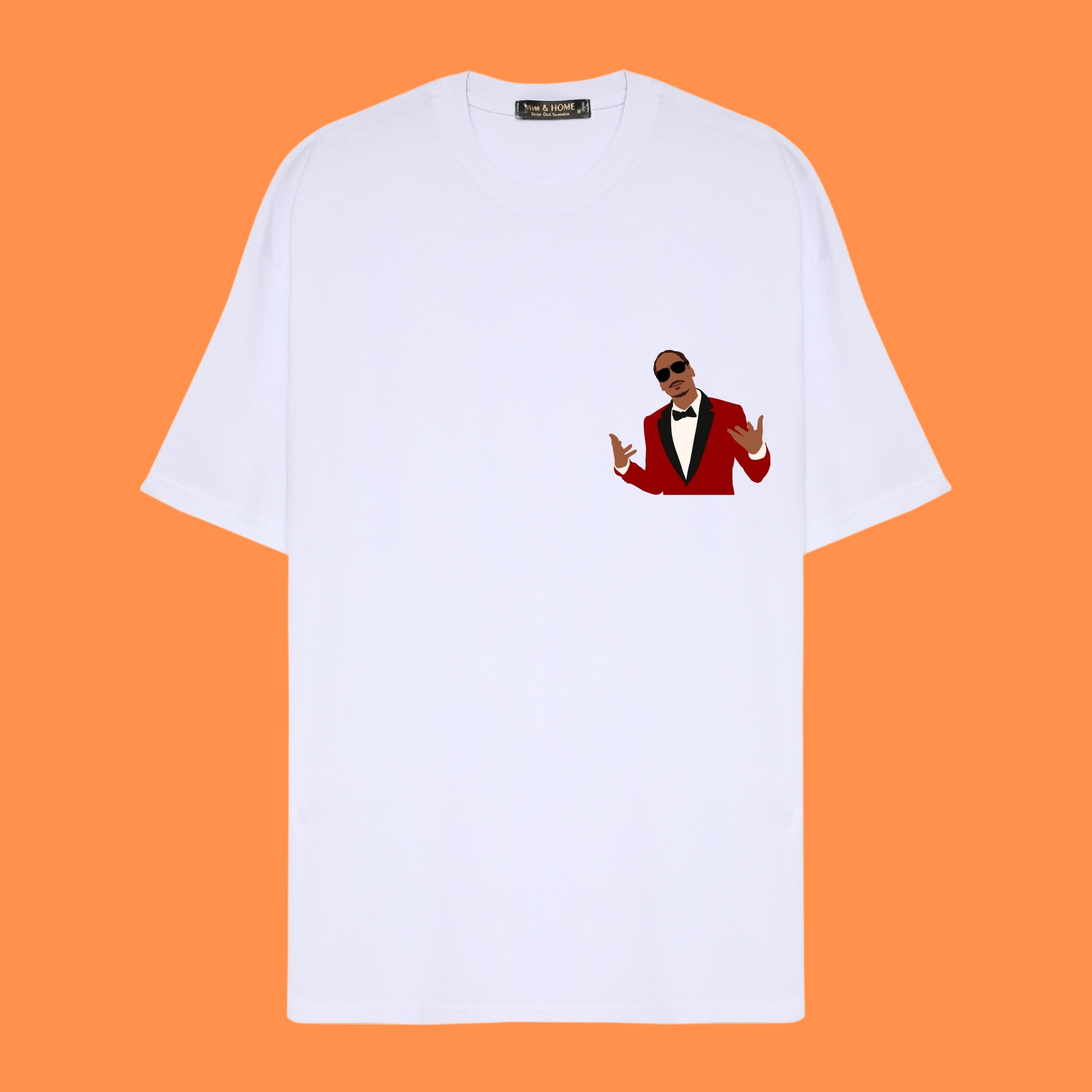 Snoop Dogg Tasarım Oversize Tişört