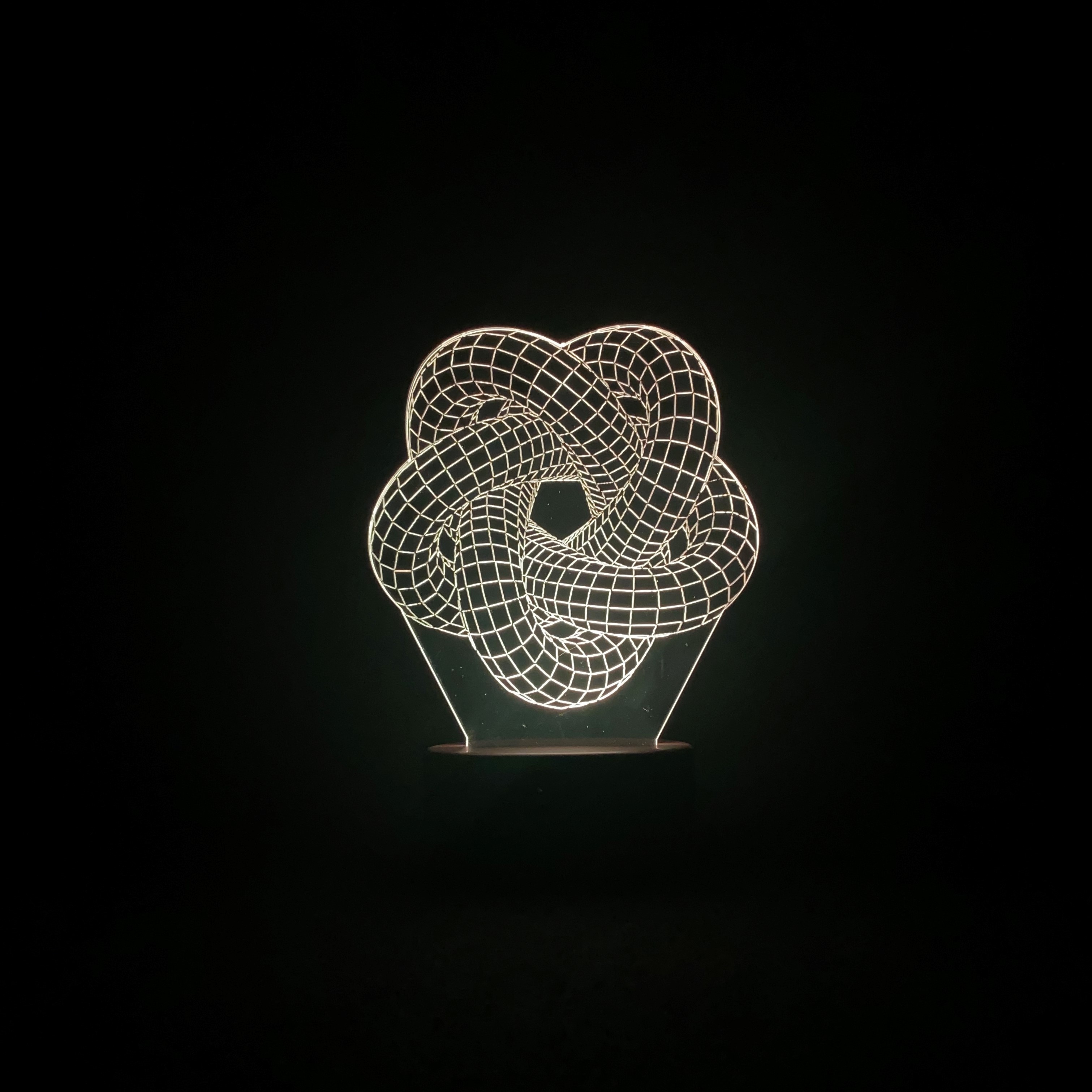 Spiral 3d Led Gece Lambası