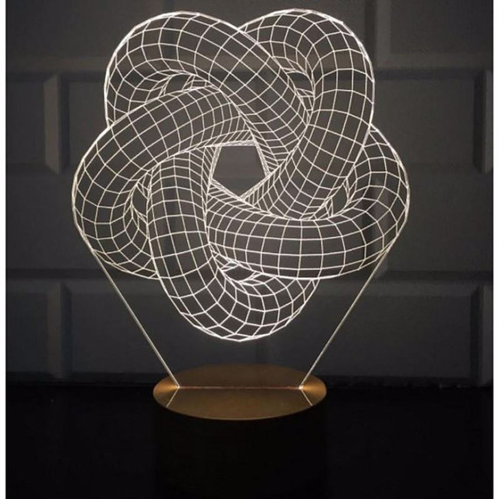 Spiral 3d Led Gece Lambası