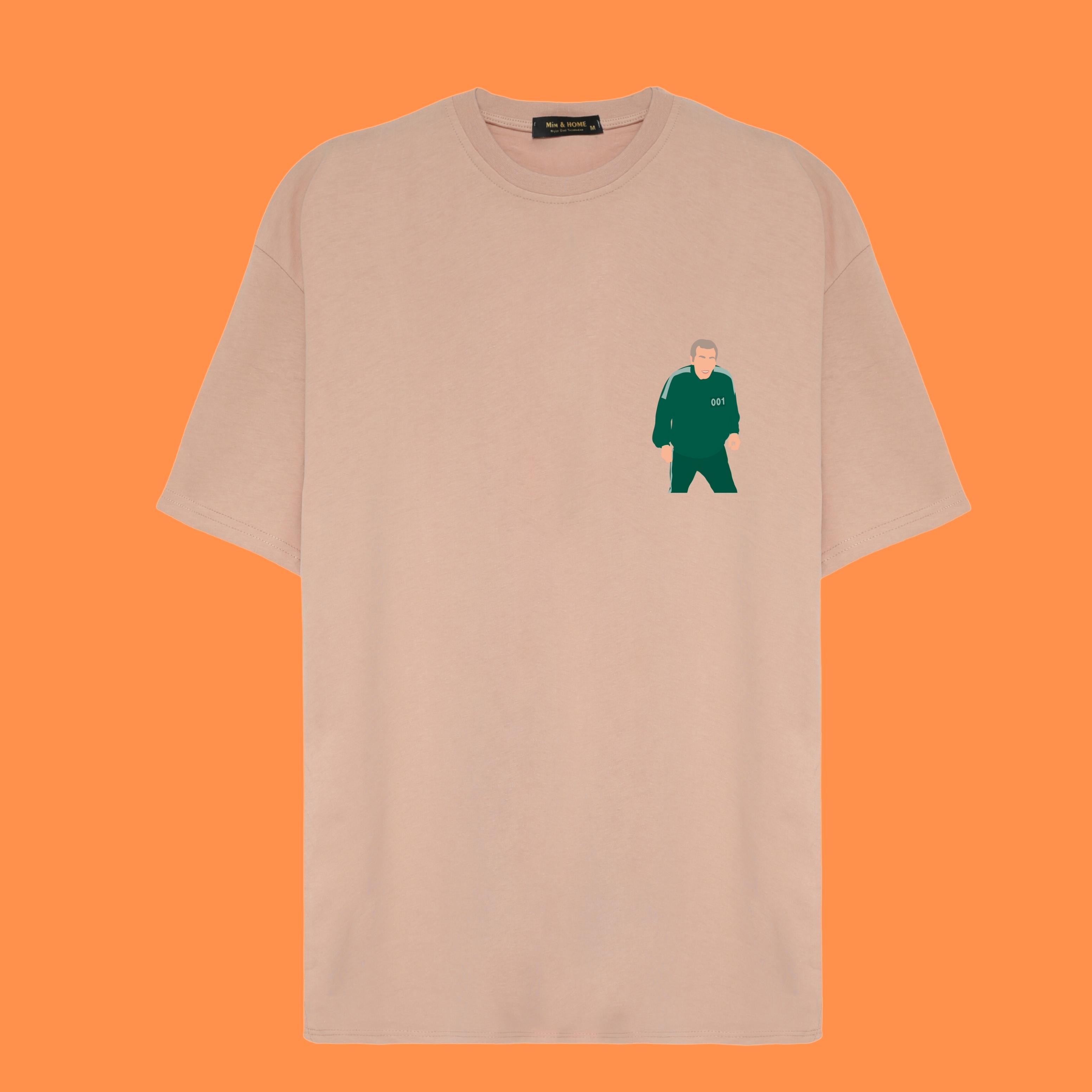 Squid Game Tasarım Oversize Tişört