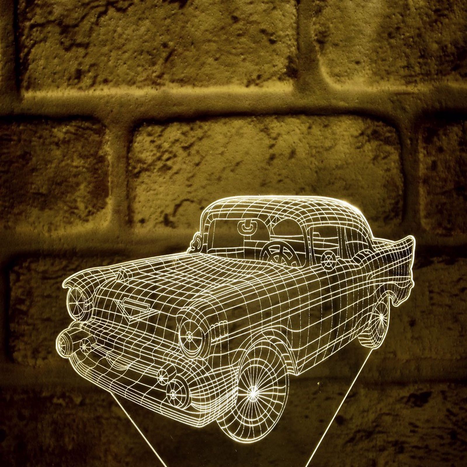 Araba 3D Led Gece Lambası