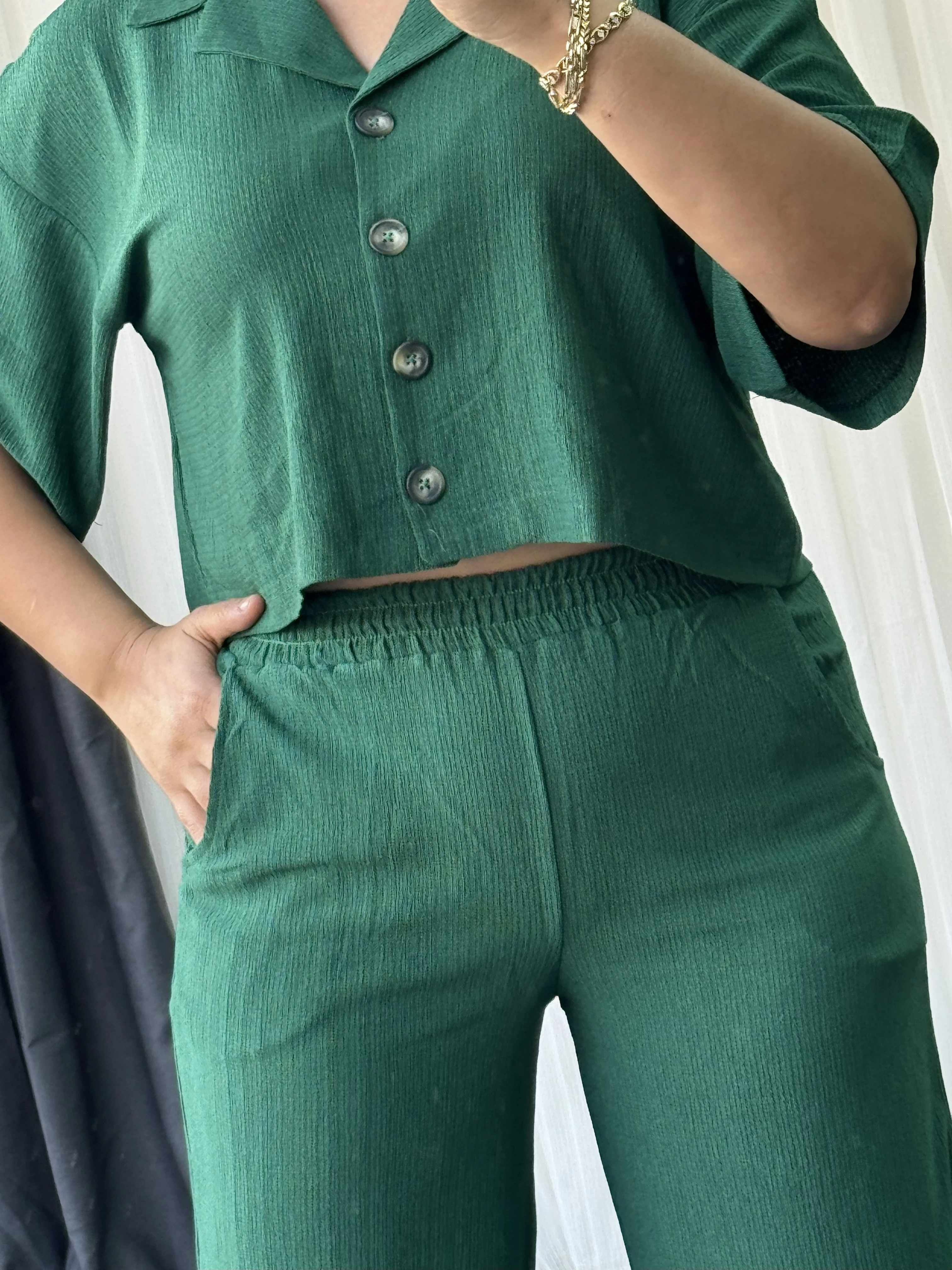 ZÜMRÜT YEŞİLİ İKİLİ TAKIM  