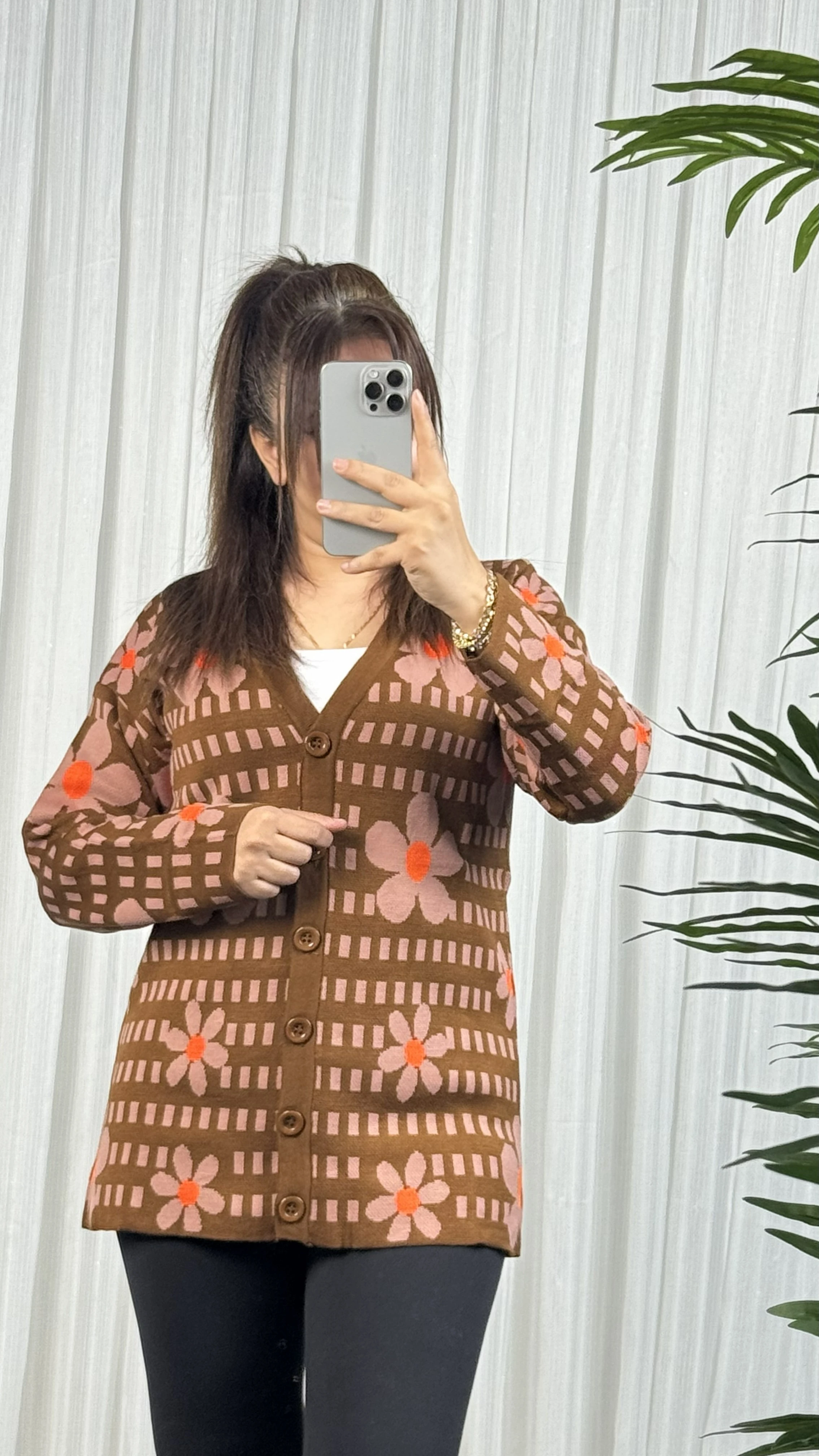 TRİKO  HIRKA  - Kahverengi