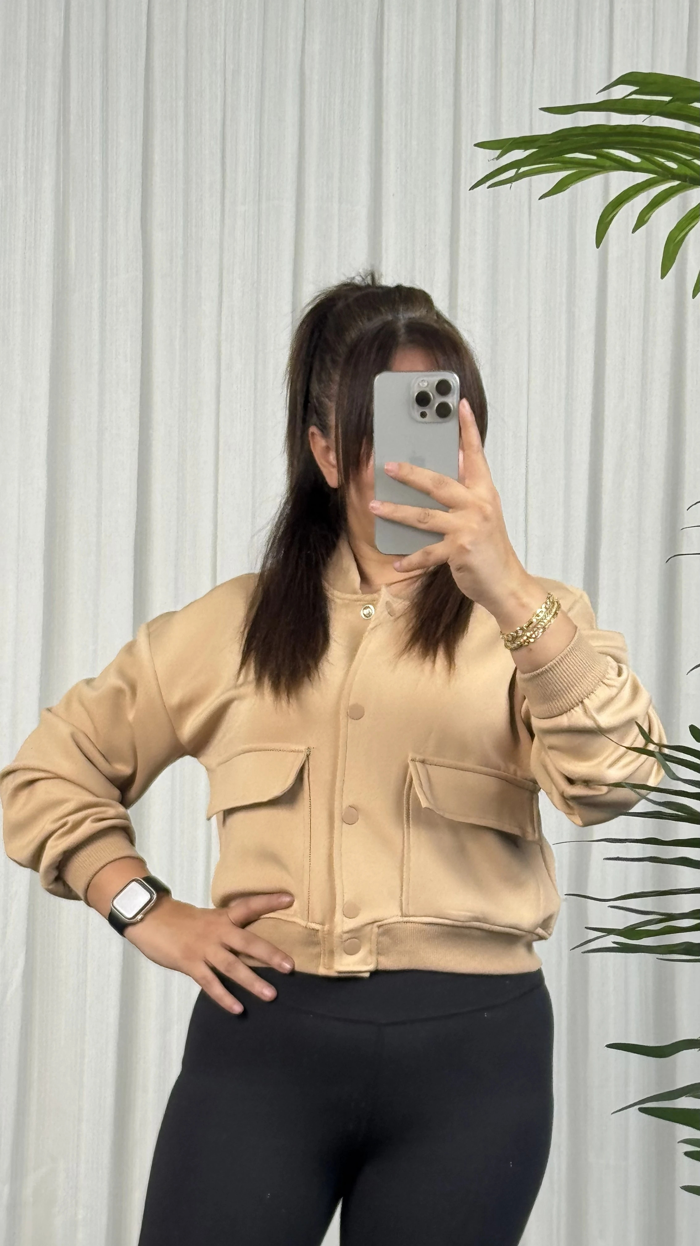  SCUBA KUMAŞ BOMBER CEKET  - Camel