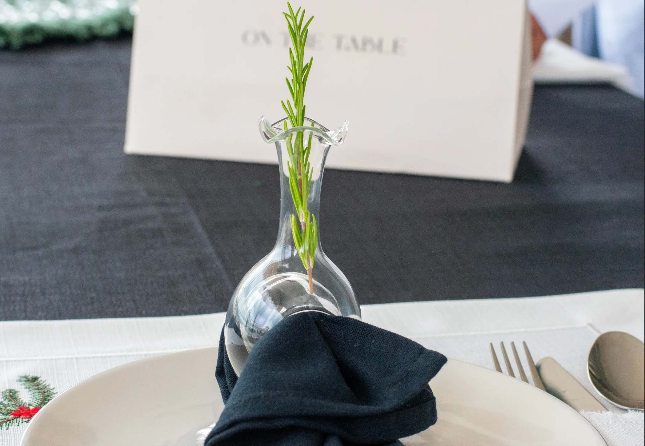 Clara Cam Peçete Yüzüğü Seti