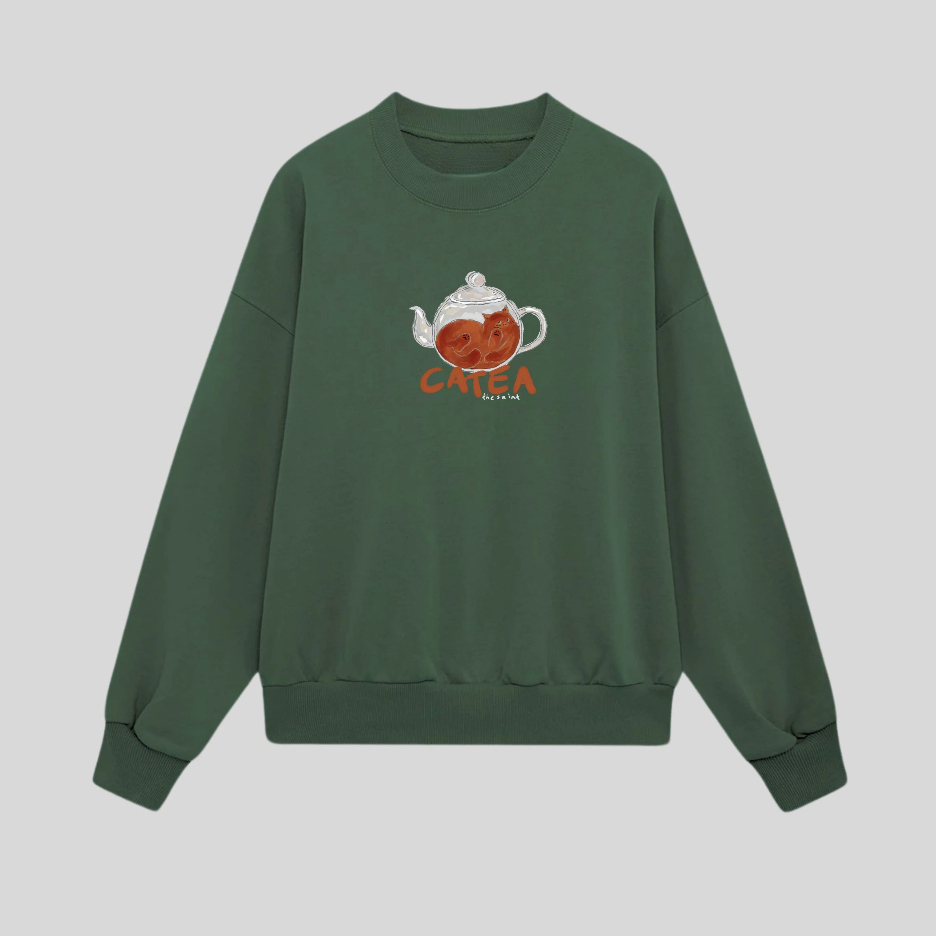 Green Catea Oversize Sweatshirt