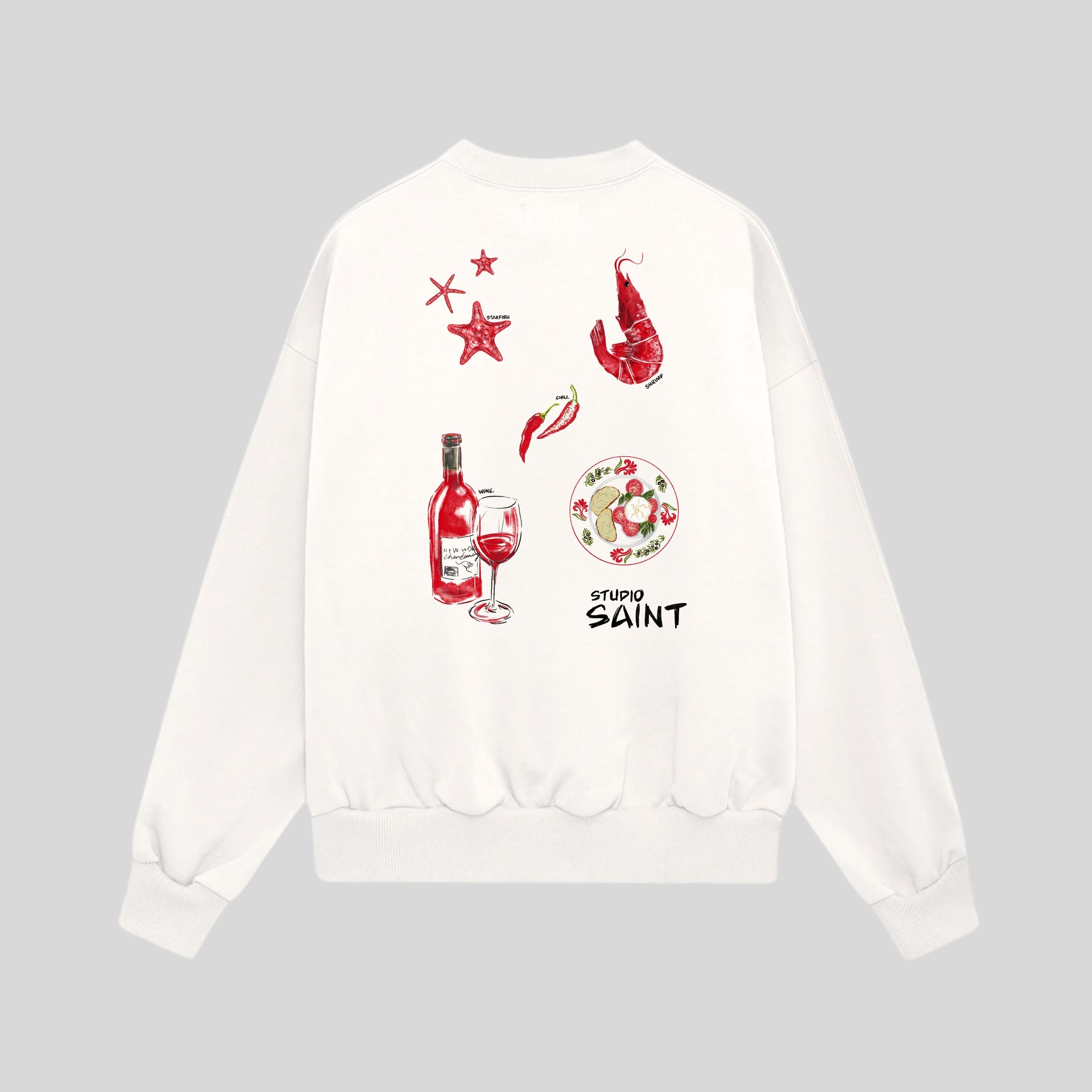 Red Chili Oversize Sweatshirt