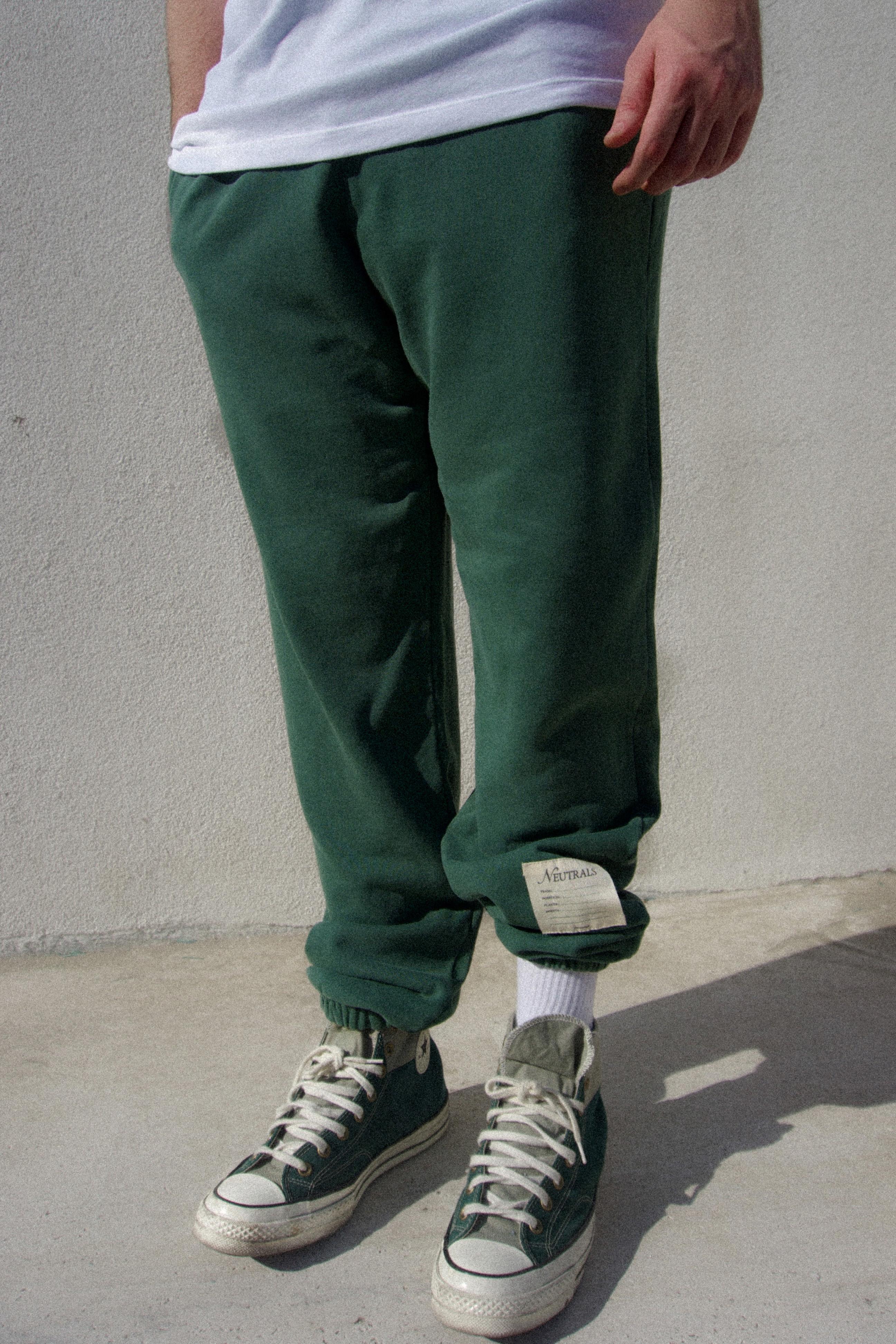 London Koyu Yeşil Oversize Sweatpant