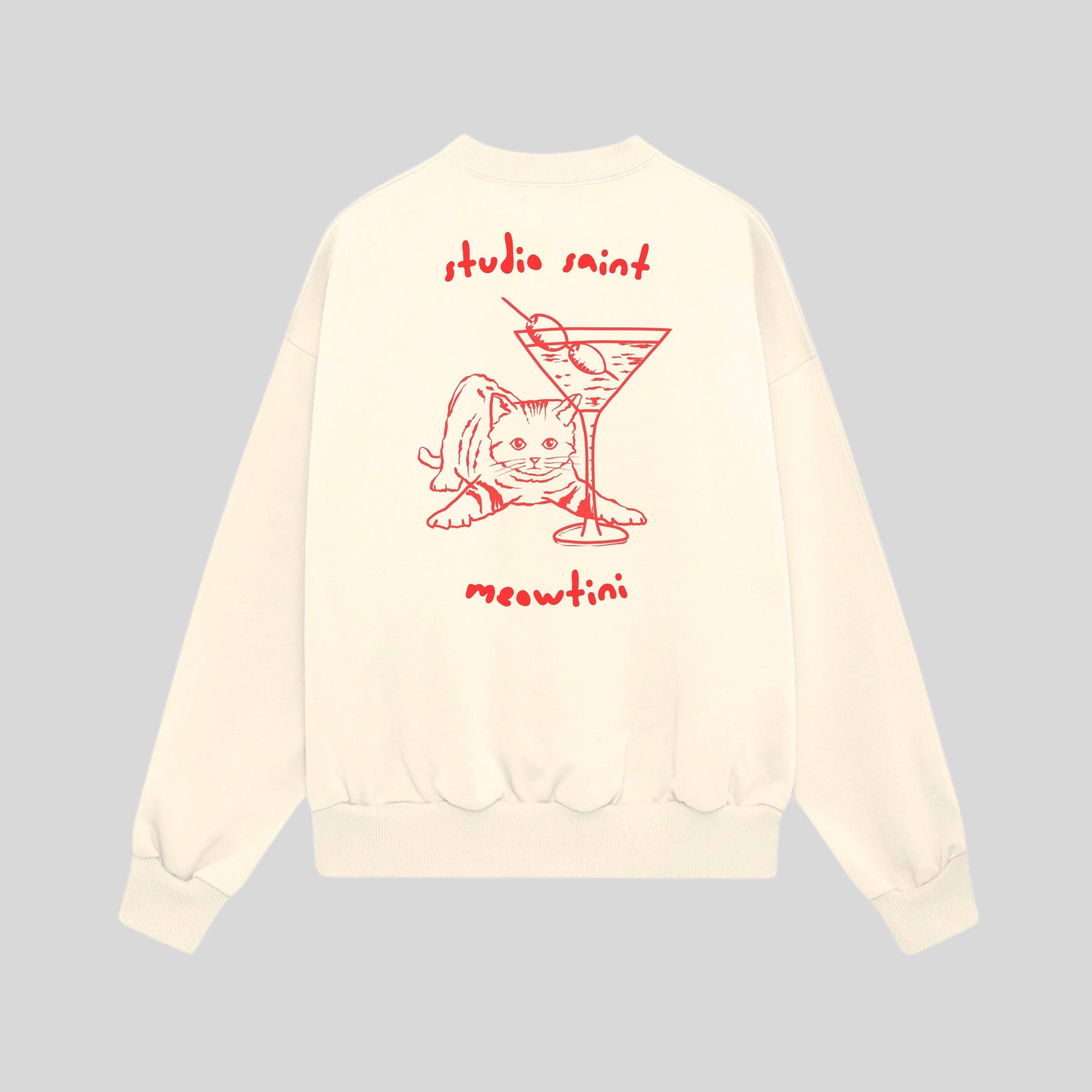 Meowtini Oversize Sweatshirt