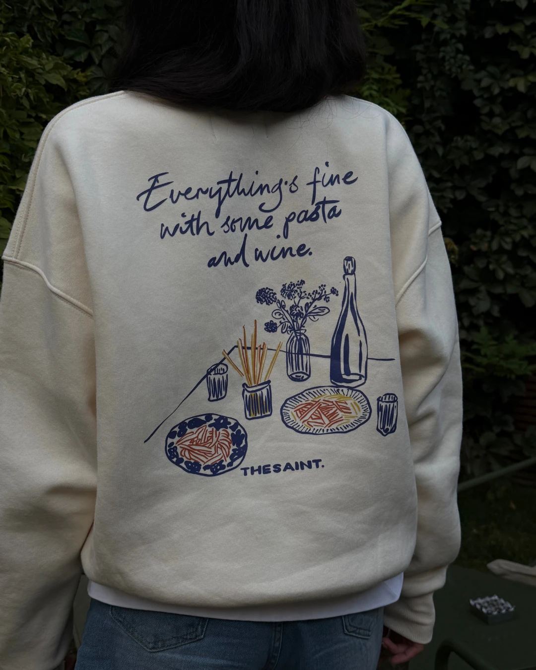Dinner Table Oversize Sweatshirt