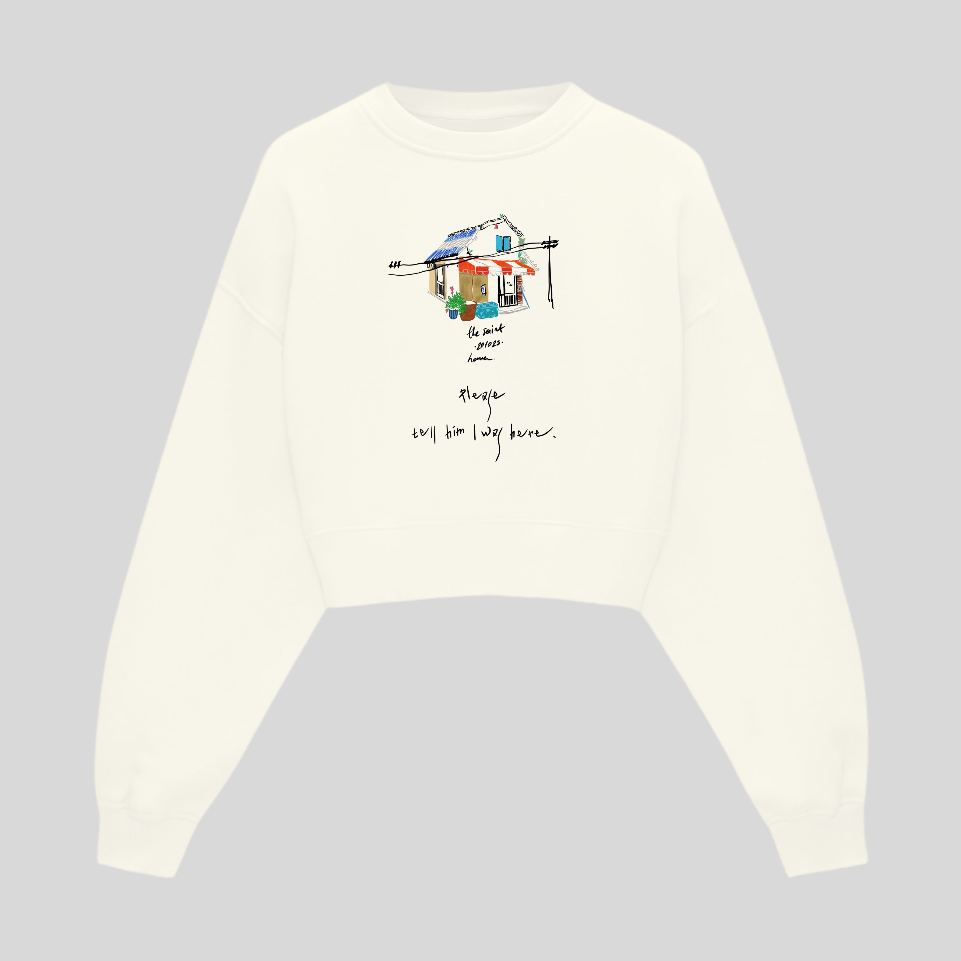 Home Crop Sweatshirt