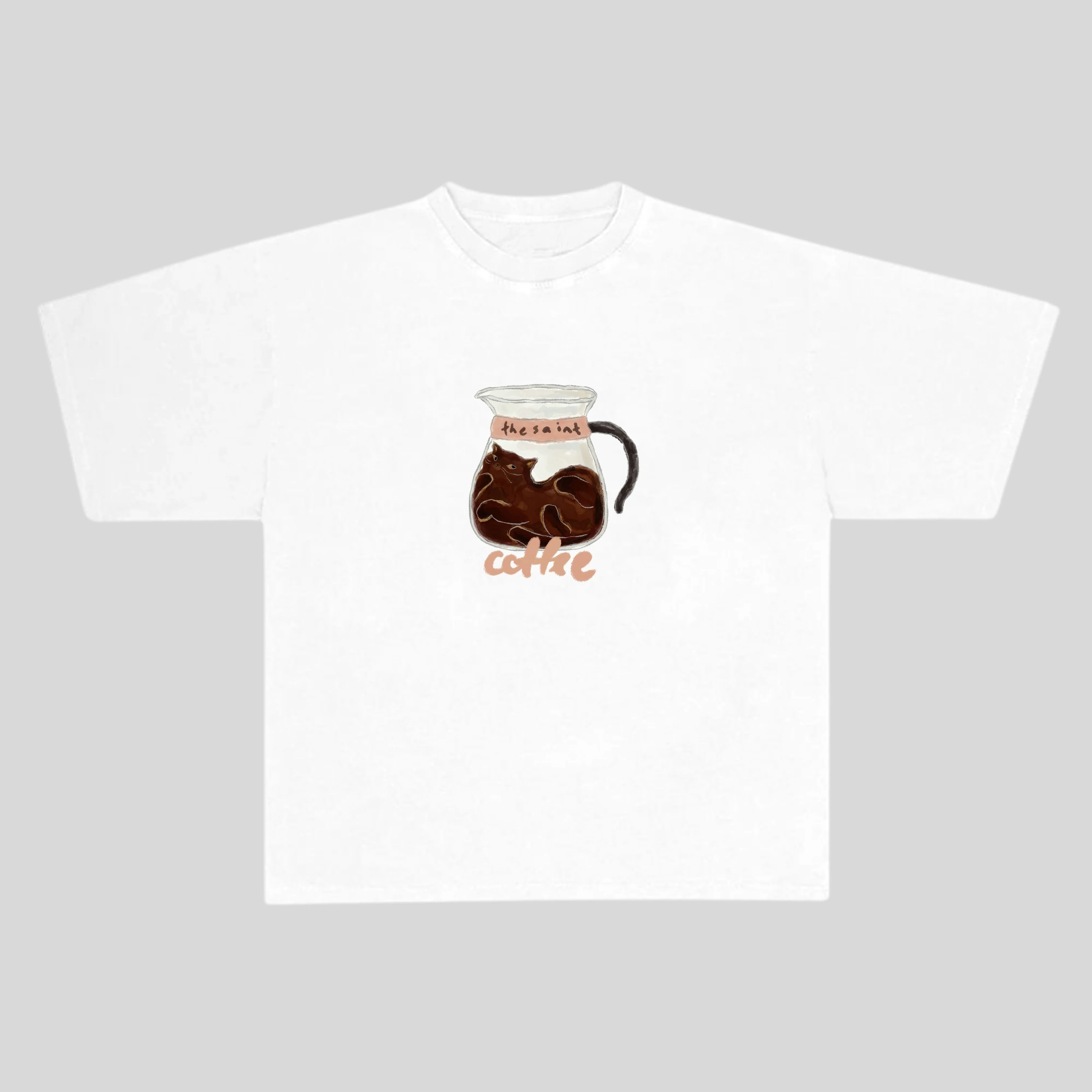 Coffee Cat Oversize T-shirt