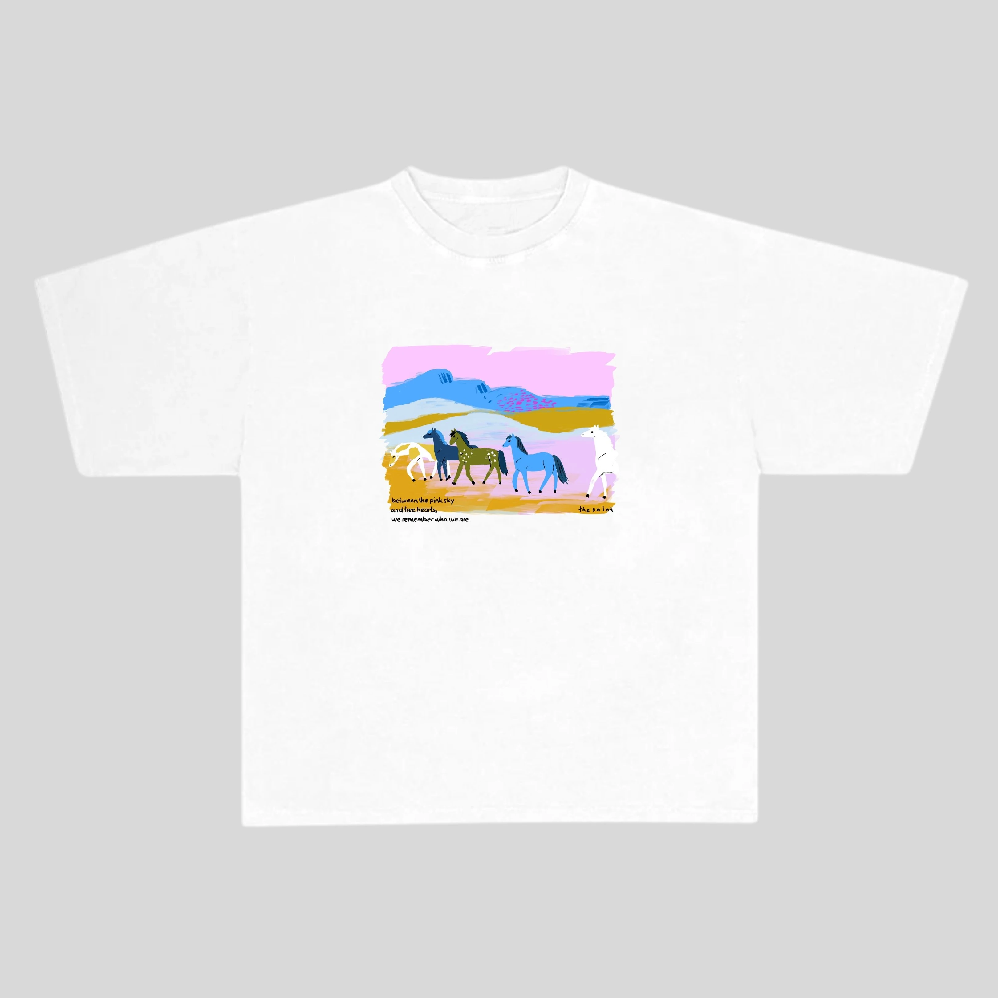 Pink Horse Overize T-shirt