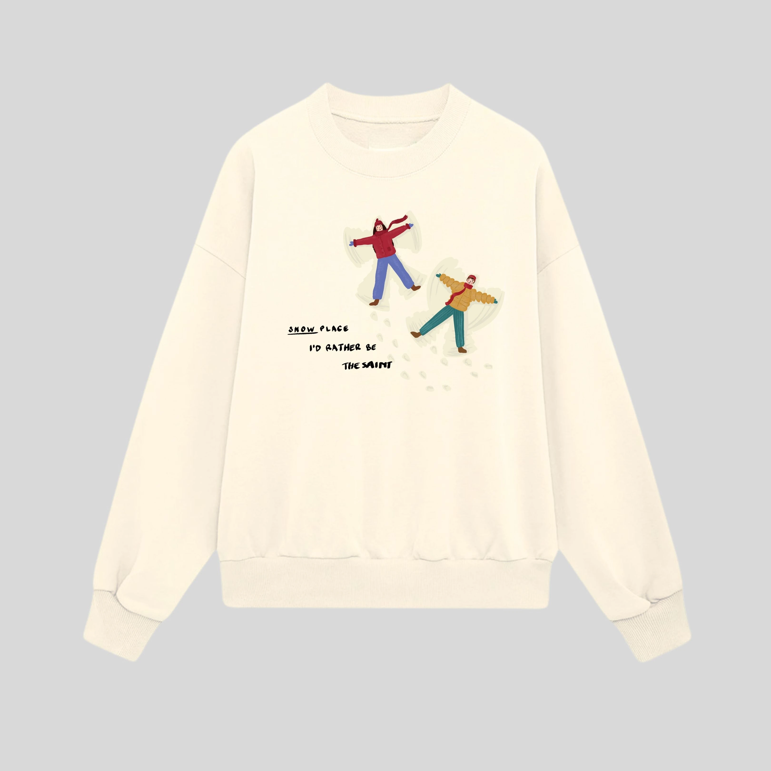 Snow Place Oversize Sweatshirt